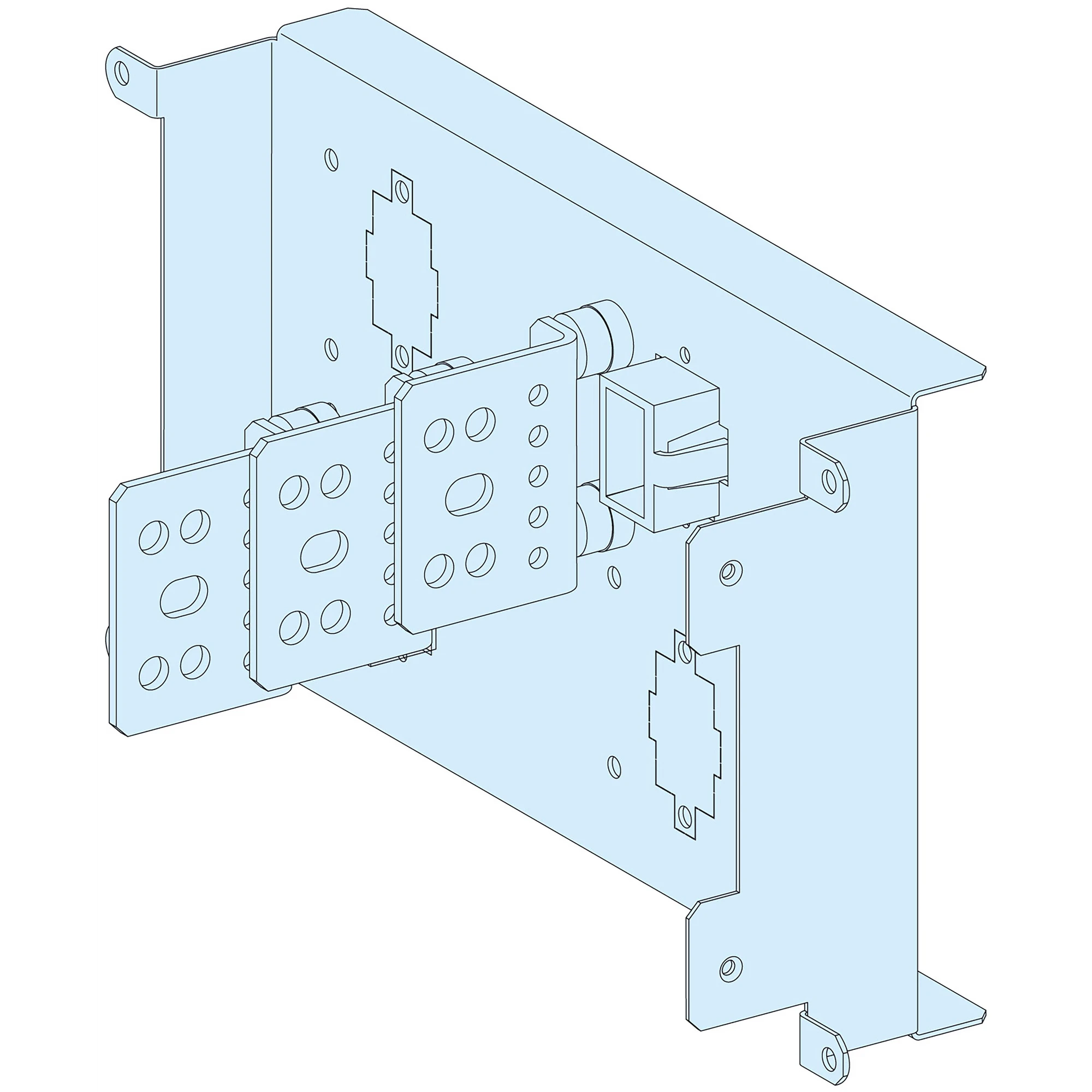 Schneider Electric LVS04459 PrismaSeT-P, Connection Extension, without Connection, ComPacT NSX/NSX Vigi 400-630 3-pole, horizontal (img_001) Schneider Electric LVS04459 PrismaSeT-P, Connection Extension, without Connection, ComPacT NSX/NSX Vigi 400-630 3-pole, horizontal (img_001)