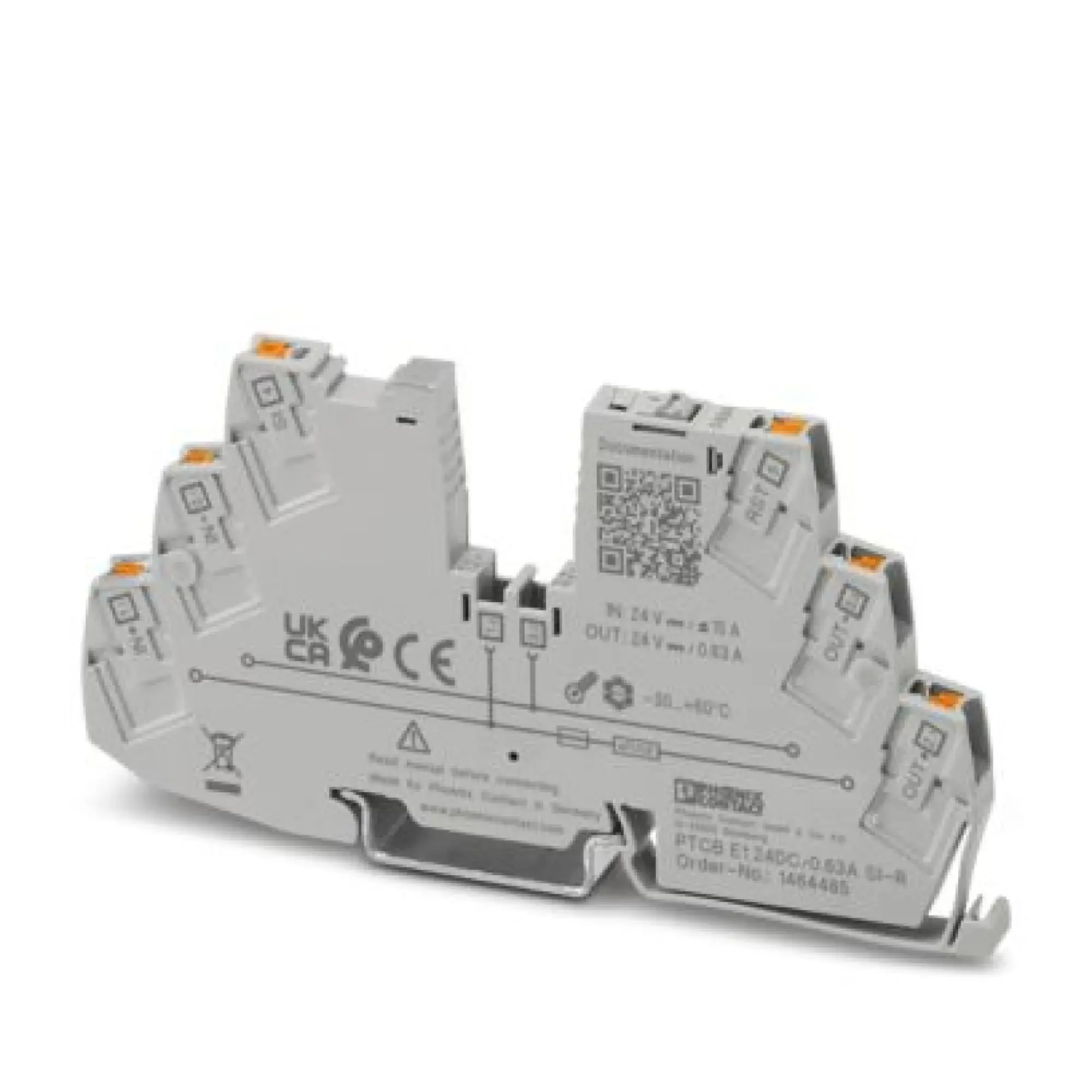 Phoenix Contact 1464485 Electronic circuit breaker PTCB E1 24DC/0.63A SI-R (img_001) Phoenix Contact 1464485 Electronic circuit breaker PTCB E1 24DC/0.63A SI-R (img_001)