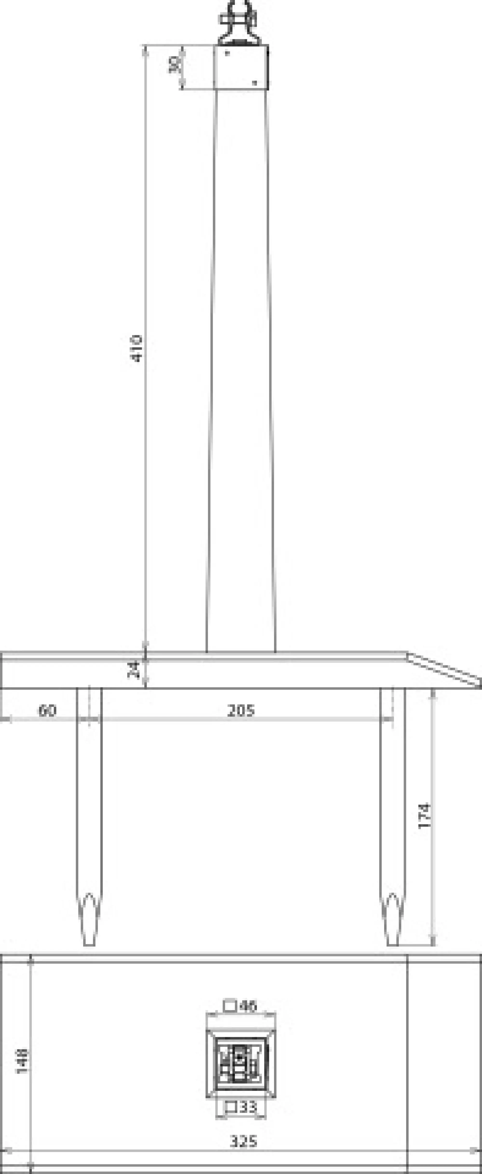Dehn 240000 Support for roof conductors H 600mm oaken for Rd 7-10mm (img_004)