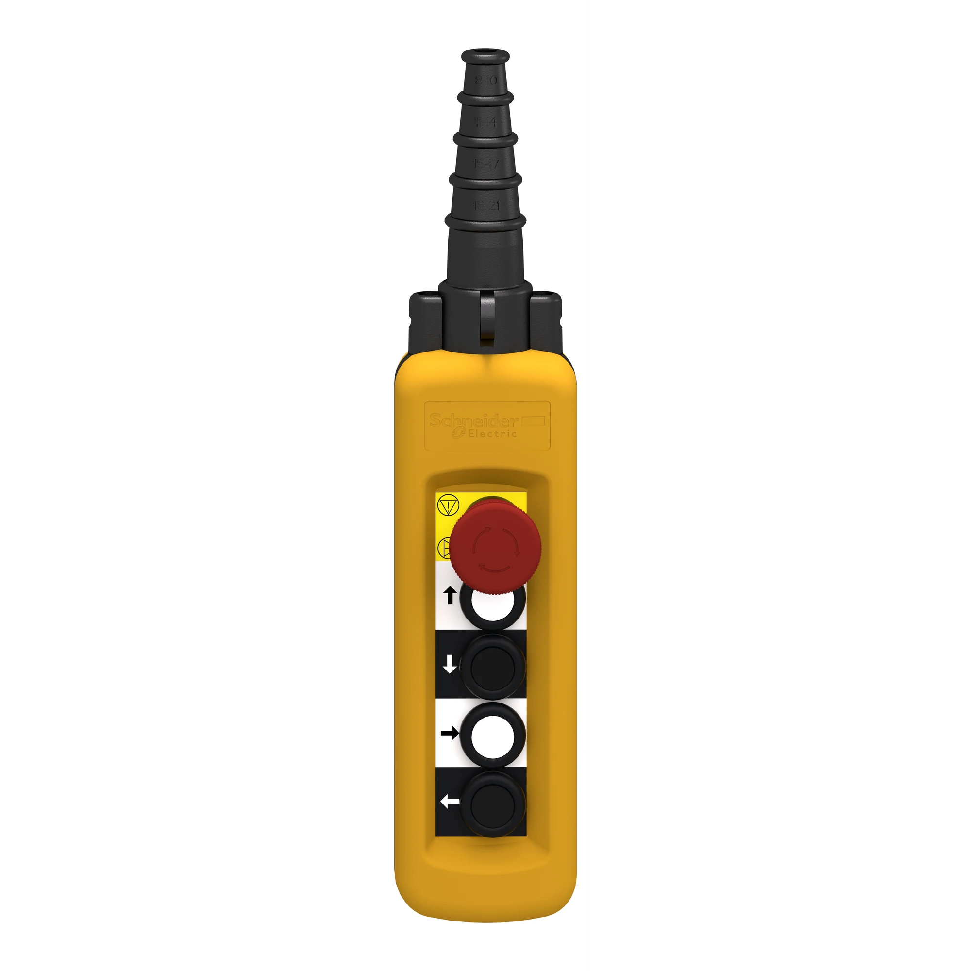 Schneider Electric XACA47131 Pendant control station XAC-A, 4 pushbuttons 1 emergency stop button (img_004) Schneider Electric XACA47131 Pendant control station XAC-A, 4 pushbuttons 1 emergency stop button (img_004)