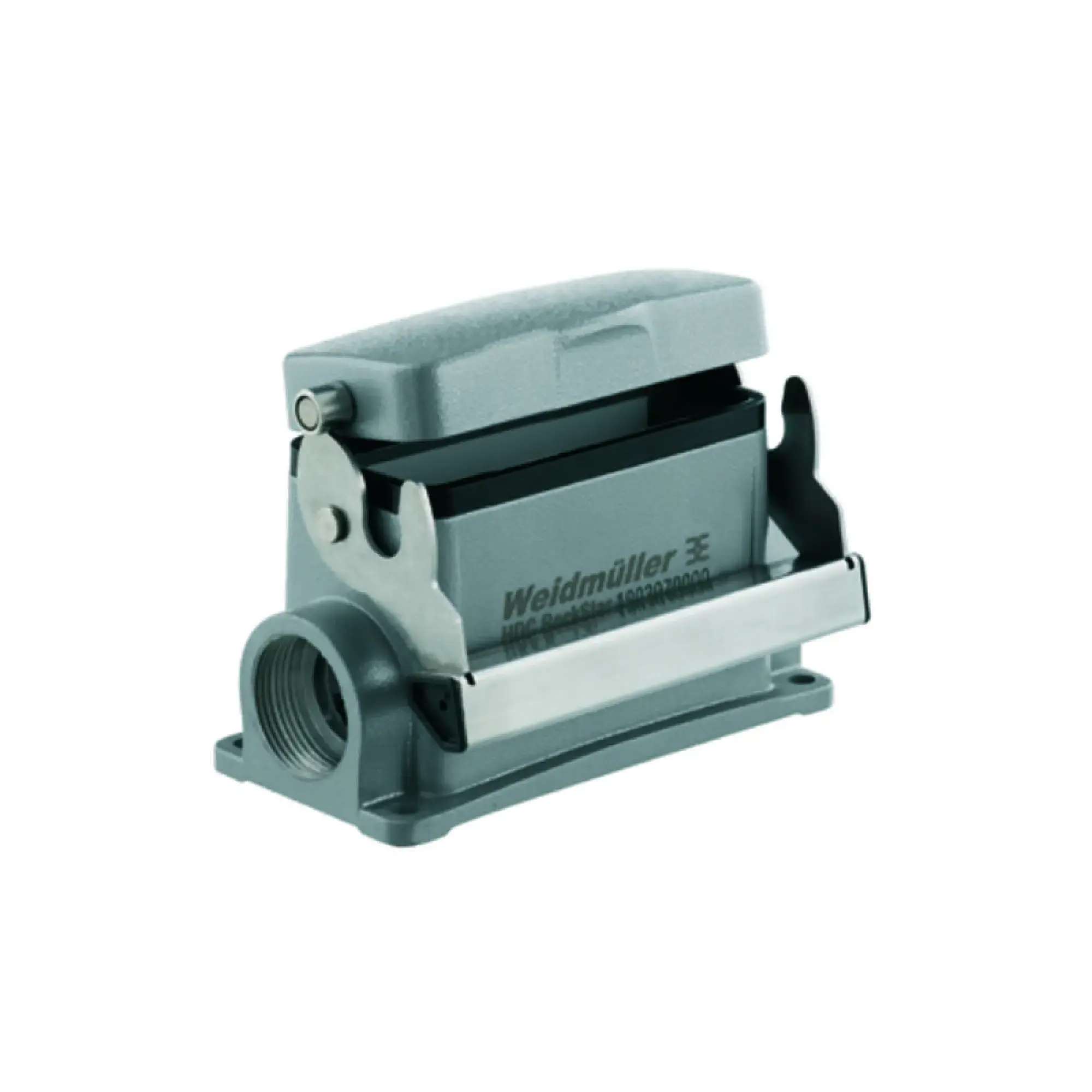 Weidmüller 1658410000 Housing (industry plug-in connectors), Base housing, End-locking clamp, lower side, Size: 6, IP65 (in plugged condition) (img_001)