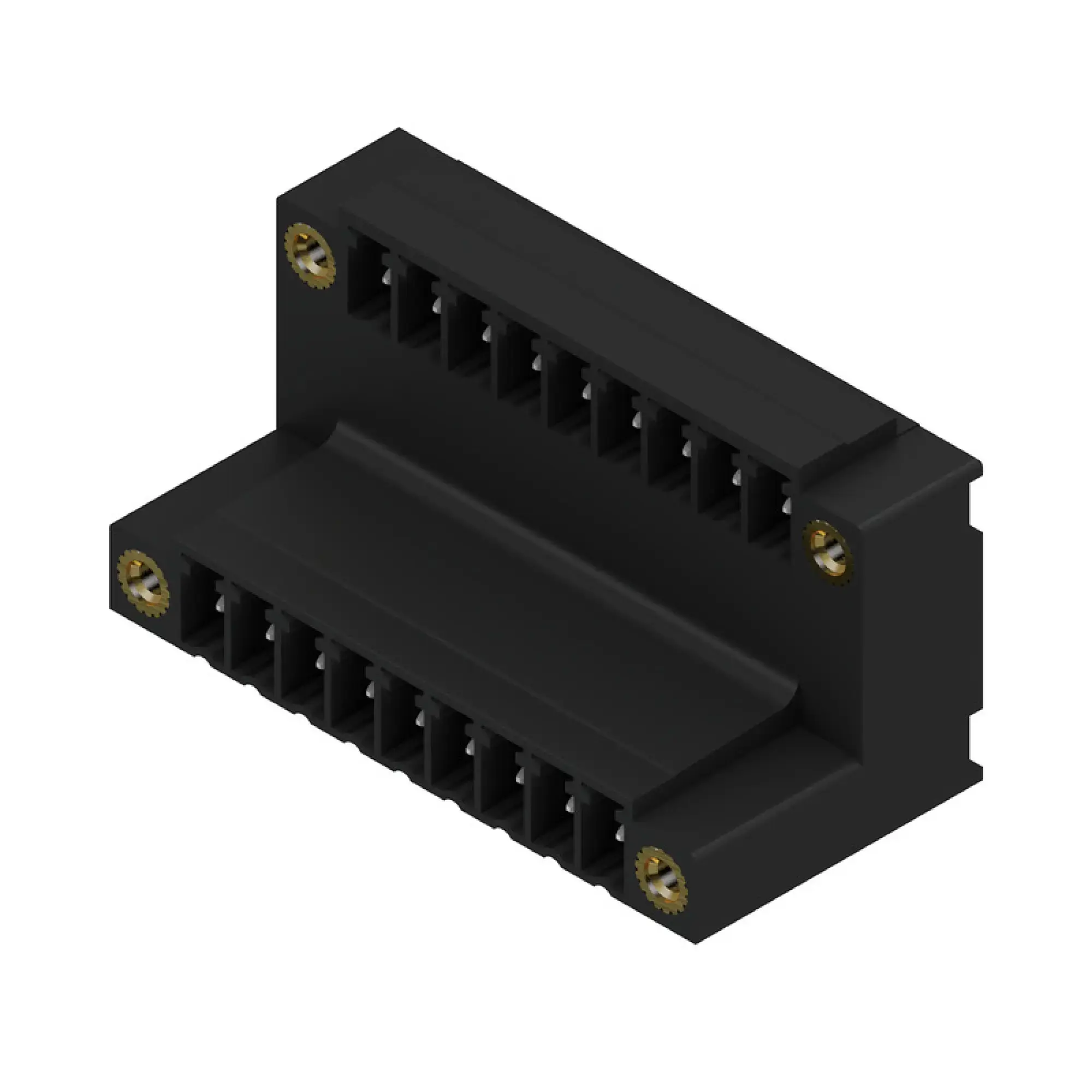 Weidmüller 1033010000 PCB connector (board connection), 160 V, 17.5 A, Pitch in mm: 3.81, Number of poles: 18, THT solder connection, Box (img_001)