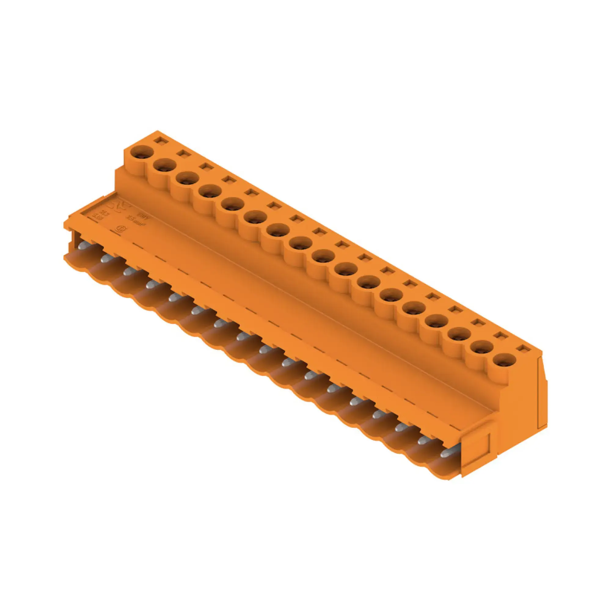 Weidmüller 1645150000 PCB connector (wire connection), 320 V, 21.5 A, Pitch in mm: 5.08, 3.31 mm², Number of poles: 17, Clamping yoke connection, Box (img_001) Weidmüller 1645150000 PCB connector (wire connection), 320 V, 21.5 A, Pitch in mm: 5.08, 3.31 mm², Number of poles: 17, Clamping yoke connection, Box (img_001)