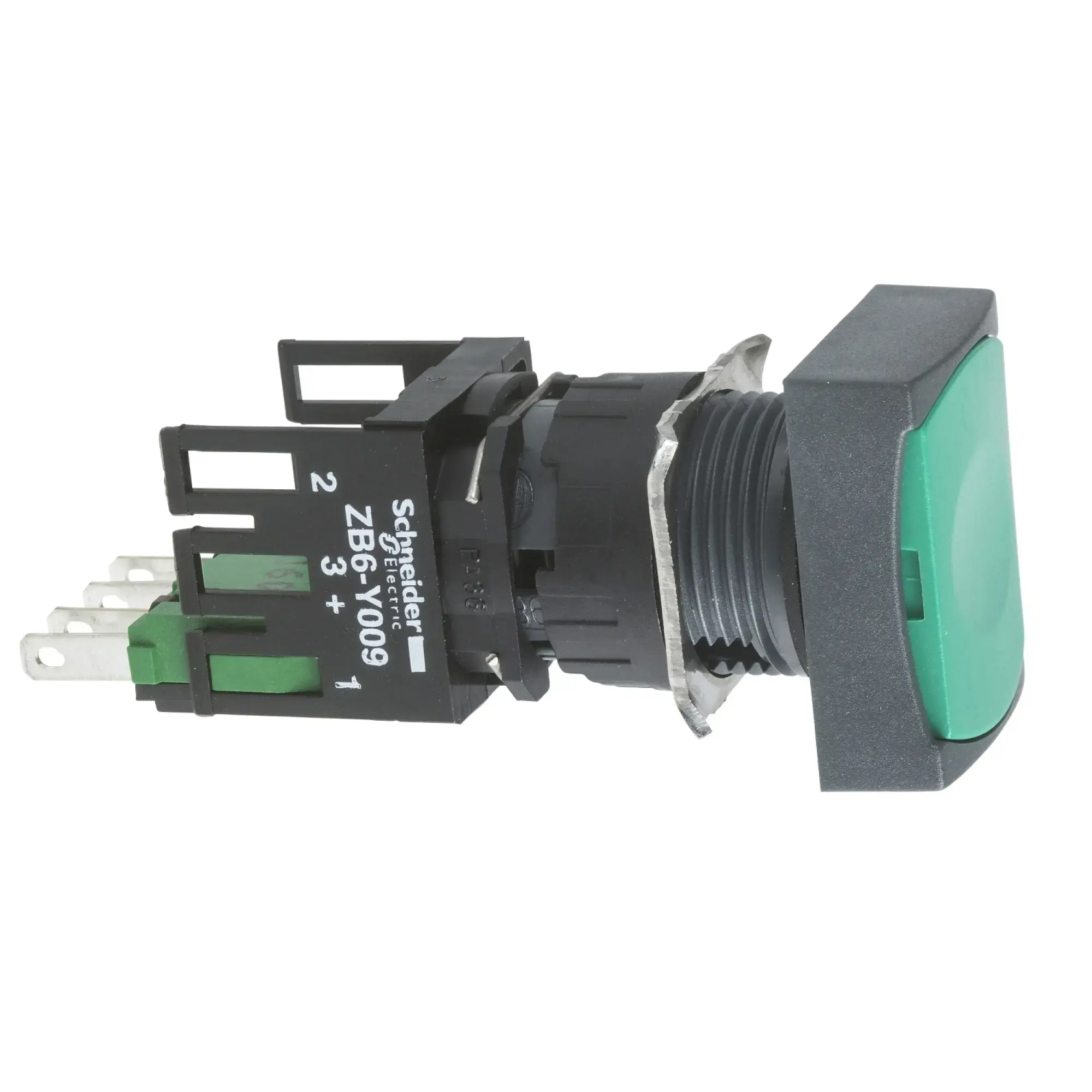 Schneider Electric XB6DA31B Push button, green Ø 16, flat, without latching, 1S (img_002)