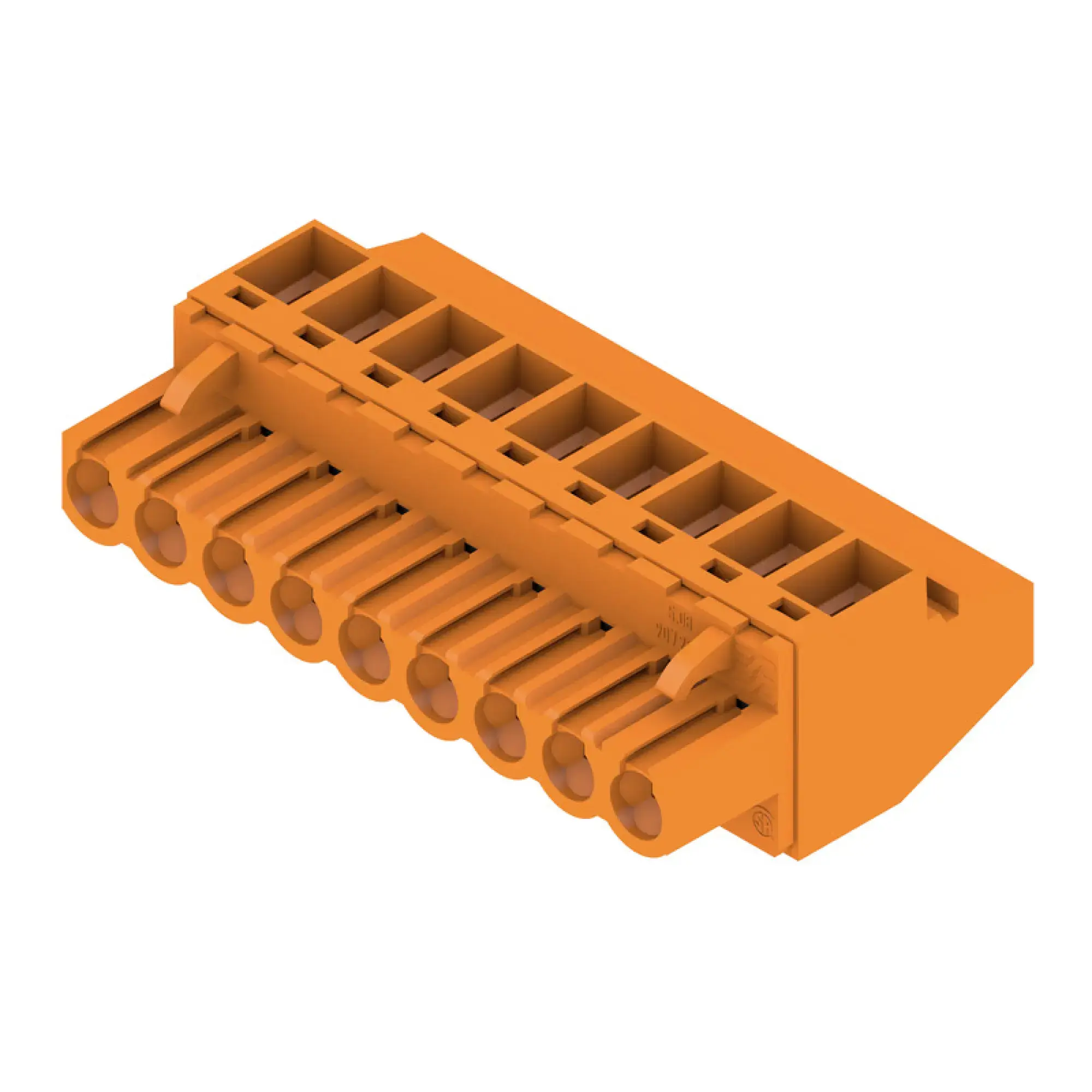 Weidmüller 1948070000 PCB connector (wire connection), 320 V, 23 A, Pitch in mm: 5.08, 4 mm², Number of poles: 9, Clamping yoke connection, Box (img_001)