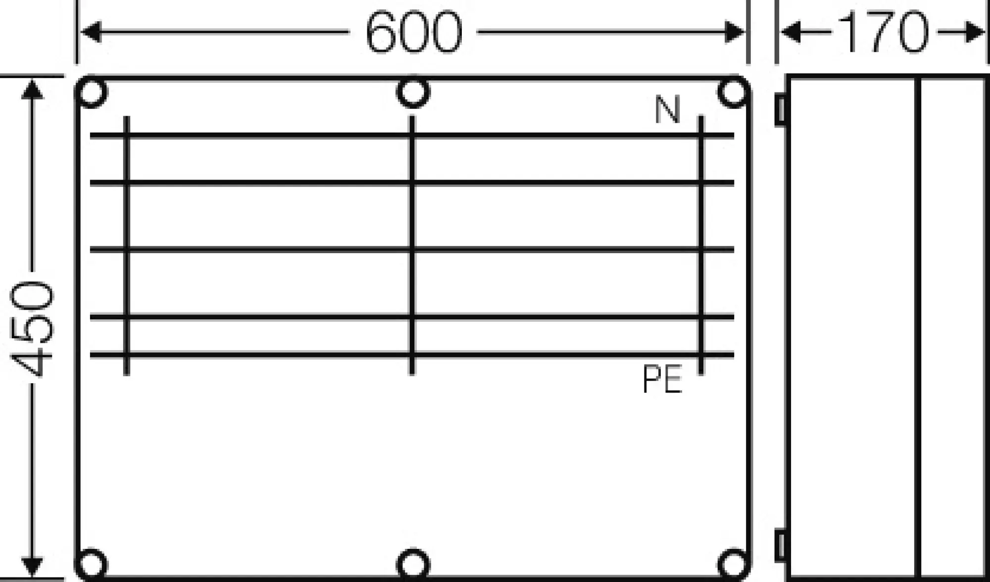 Hensel 20001329 Sammelschienen 630 A, 5polig Mi-Sammelschienengehäuse 600x450mm, Mi 6656 (img_003) Hensel 20001329 Sammelschienen 630 A, 5polig Mi-Sammelschienengehäuse 600x450mm, Mi 6656 (img_003)