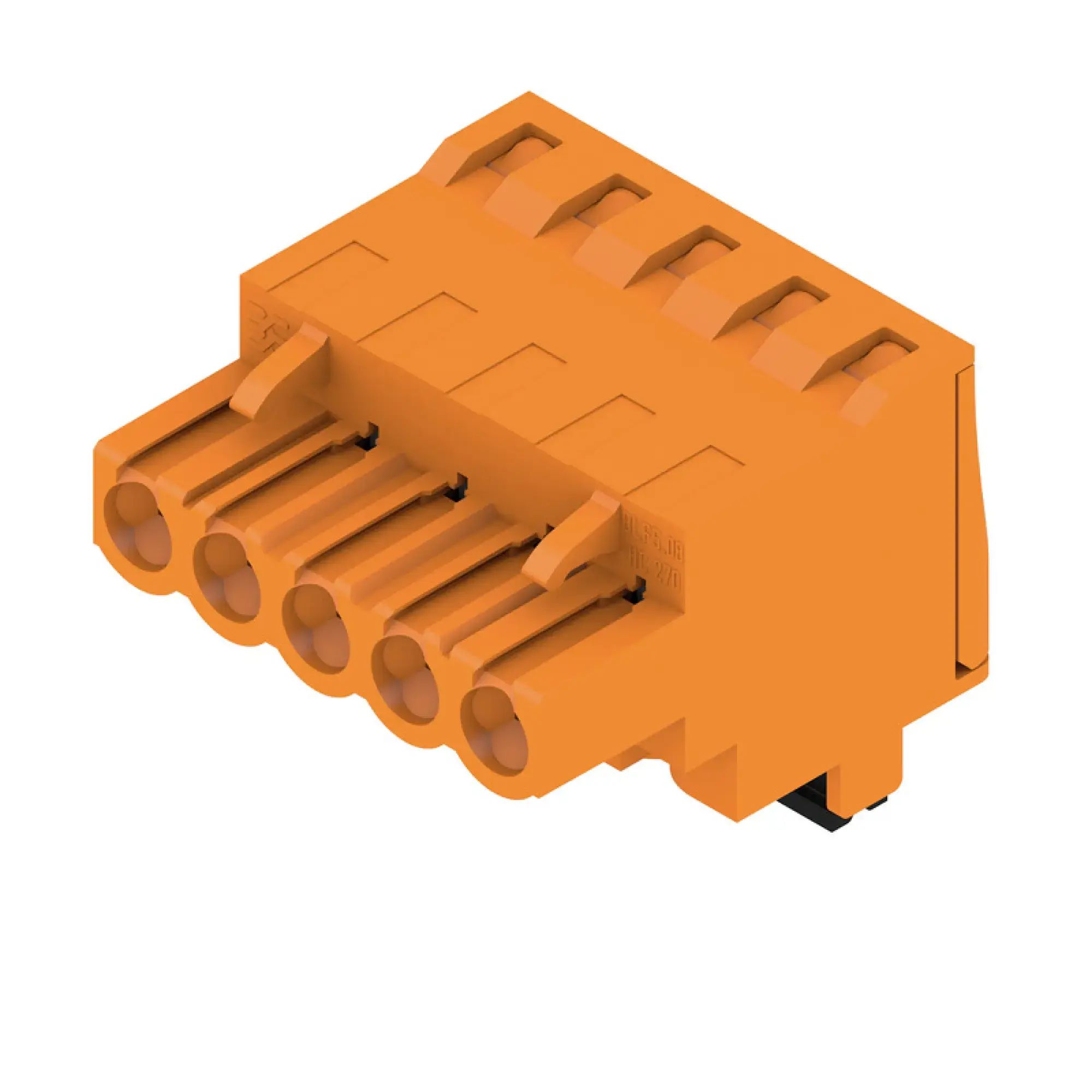 Weidmüller 1982730000 PCB connector (wire connection), 320 V, 24 A, Pitch in mm: 5.08, 3.31 mm², Number of poles: 5, PUSH IN with actuator, Box (img_001)