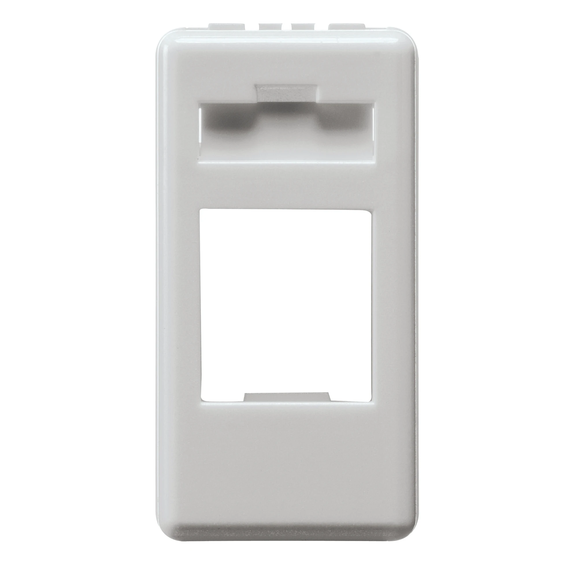 GEWISS GW20266 ADAPTER FOR HOUSING DATA CONNECTOR - IBM - 1 MODULE - SYSTEM WHITE (img_001)