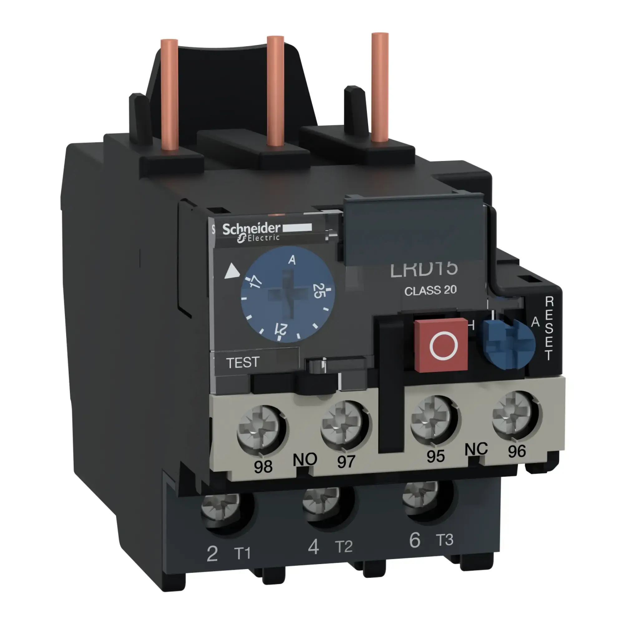 Schneider Electric LRD1522 Motor protection relay, 17-25A, 1NO+1NC, Class 20 (img_002)