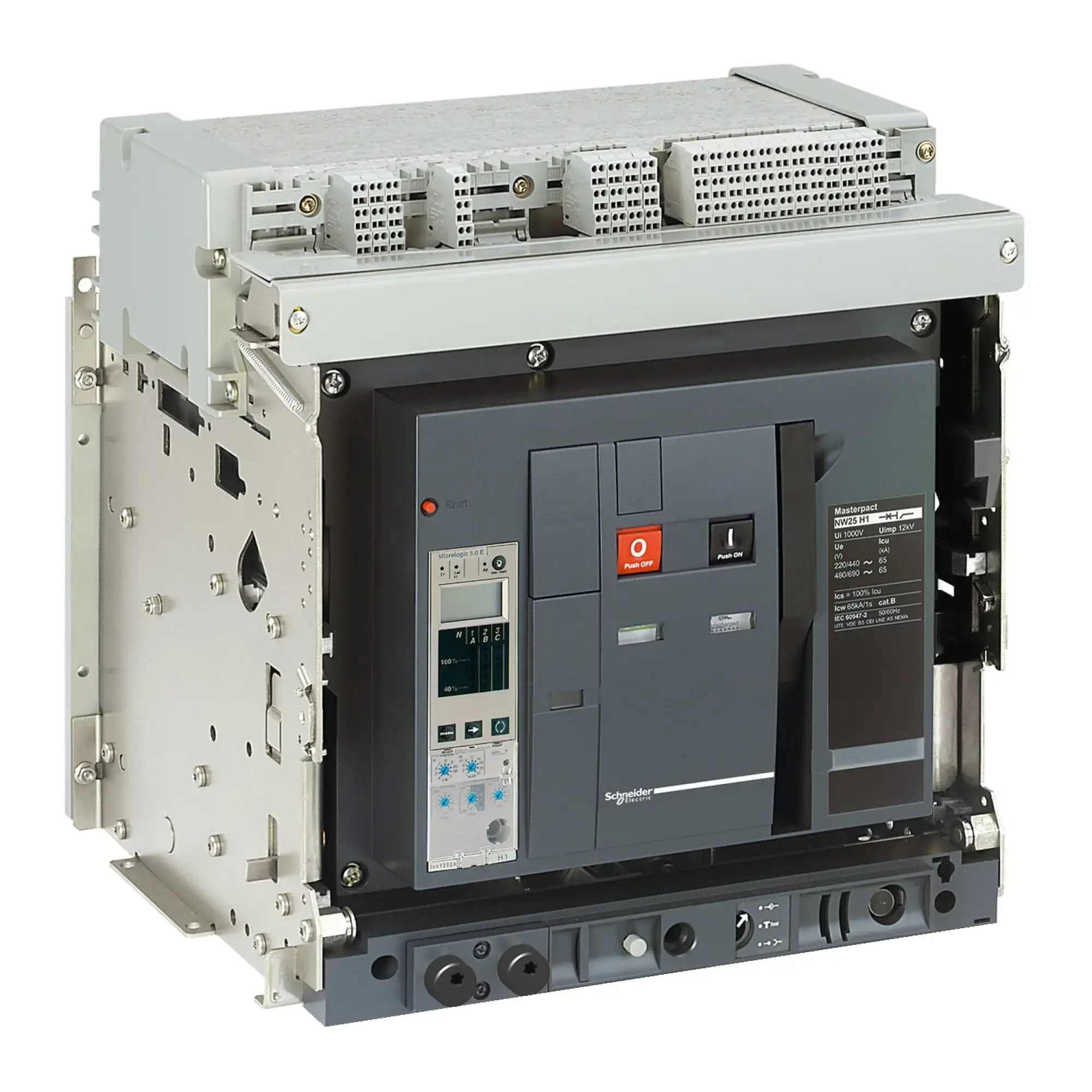 Schneider Electric 48007 MasterPact NW 800A N1 Icu=42kA/440V 4P Basic Fixed Mounting Circuit Breaker (img_002)