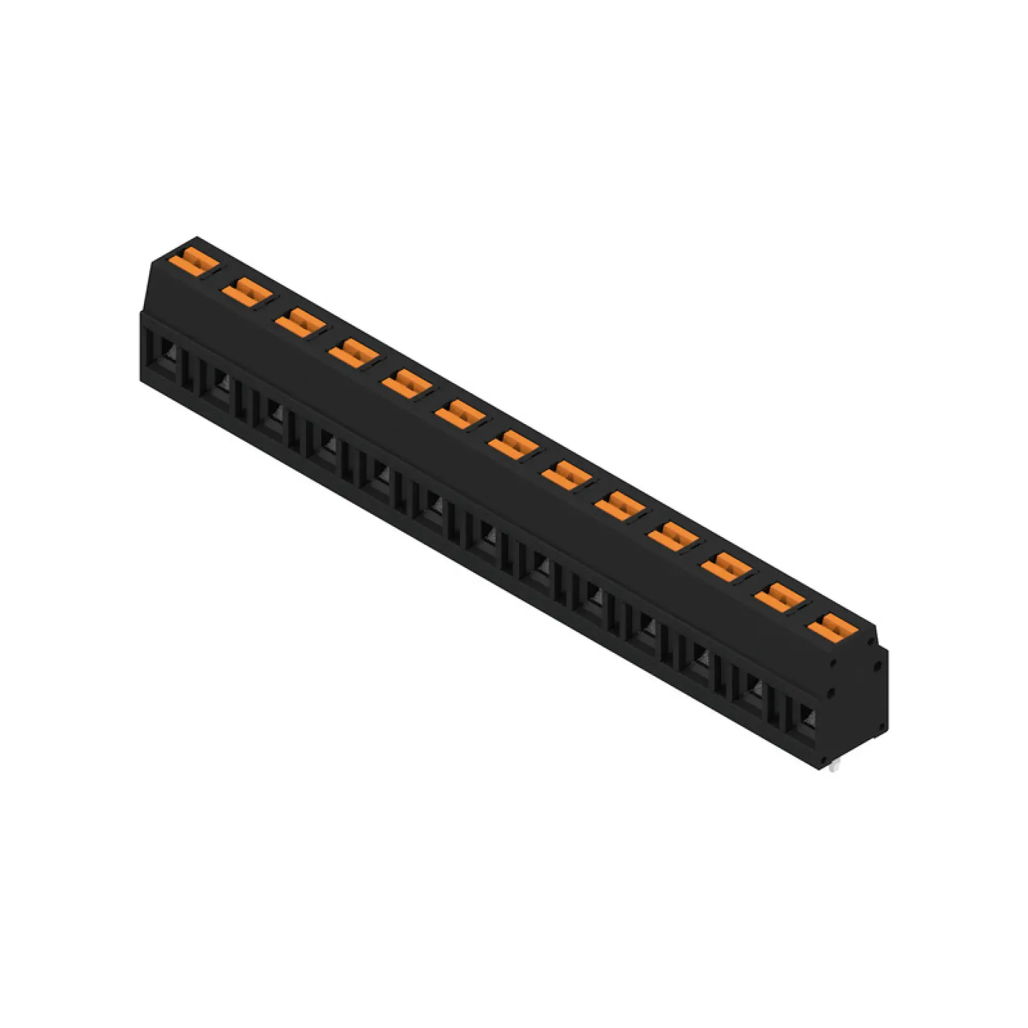 Weidmüller 2787830000 PCB terminal, 350 V, 24 A, Pitch in mm: 7.50, 2.5 mm², Number of poles: 13, PUSH IN with actuator, THT solder connection, 90°, Box (img_001) Weidmüller 2787830000 PCB terminal, 350 V, 24 A, Pitch in mm: 7.50, 2.5 mm², Number of poles: 13, PUSH IN with actuator, THT solder connection, 90°, Box (img_001)