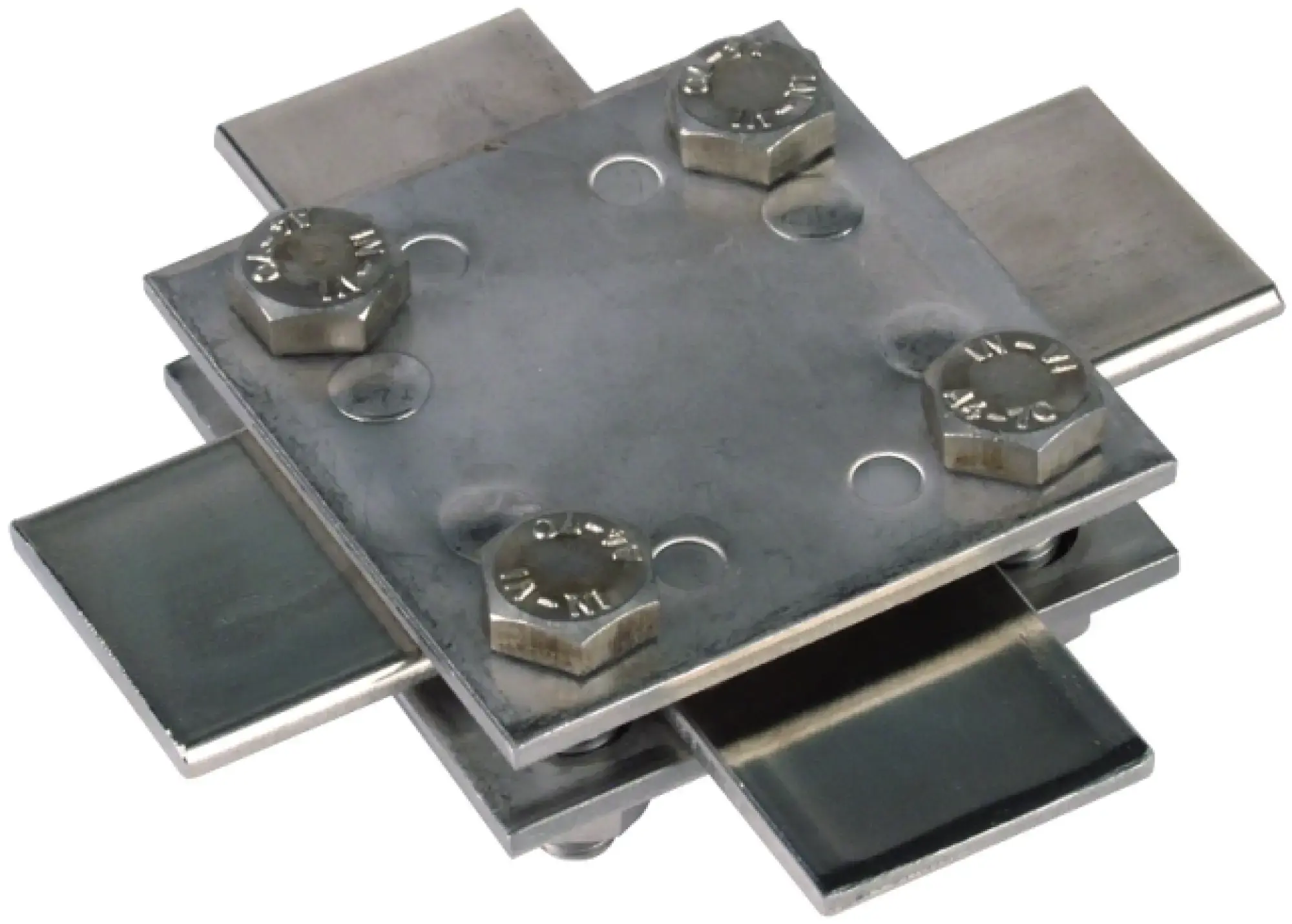 Dehn 318233 Cross unit StSt (V4A) f. Fl 30/30mm Dim. 60x60mm w/o intermediate plate (img_003) Dehn 318233 Cross unit StSt (V4A) f. Fl 30/30mm Dim. 60x60mm w/o intermediate plate (img_003)