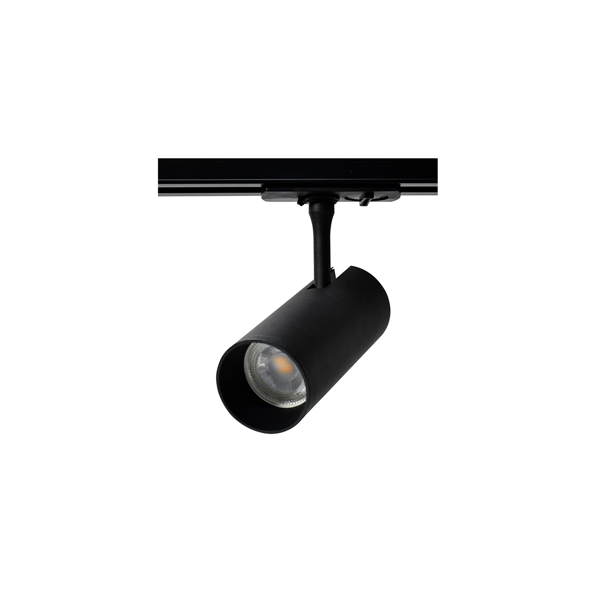 WSU Lights 1-Phasen LED Strahler mit GU10 Fassung schwarz - 55x130mm WSU Lights 1-Phasen LED Strahler mit GU10 Fassung schwarz - 55x130mm