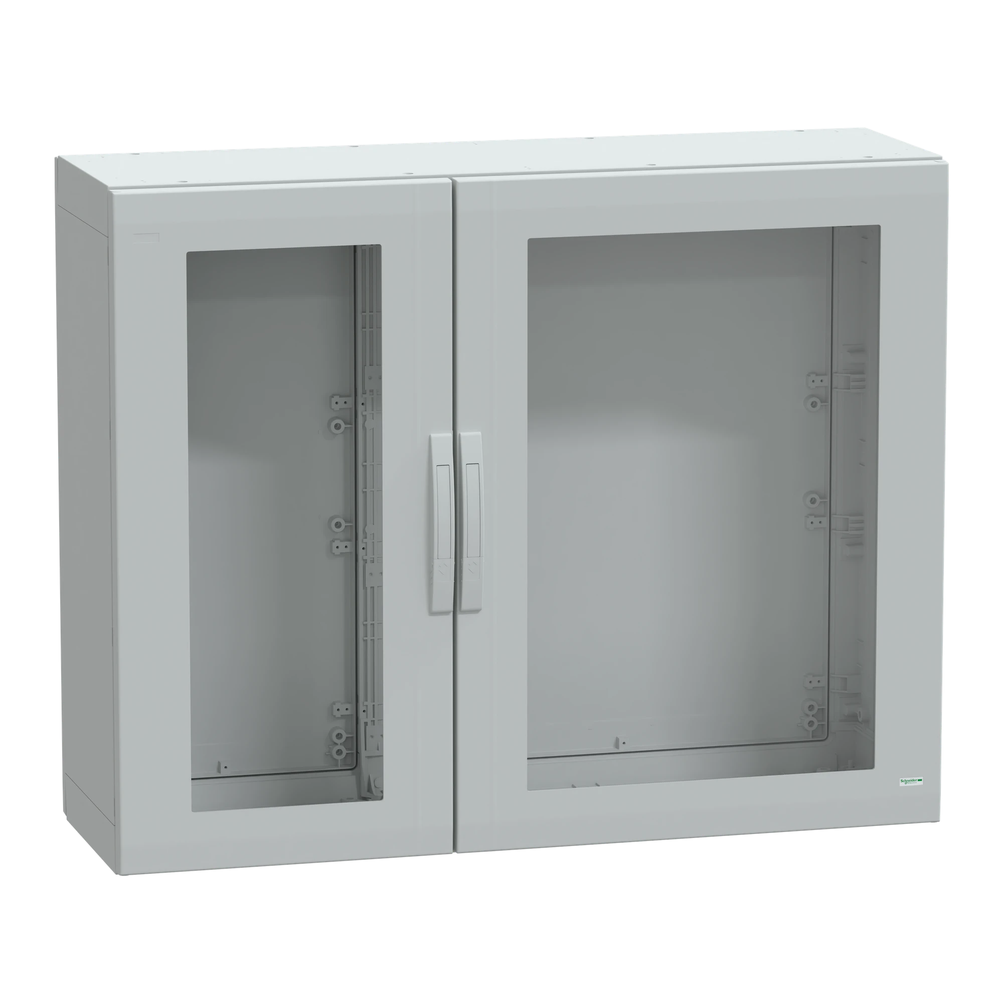 Schneider Electric NSYPLA10124TG Polyester enclosure floor standing PLA completely sealed 1000x1250x420mm IP65, transp. doors (img_001)