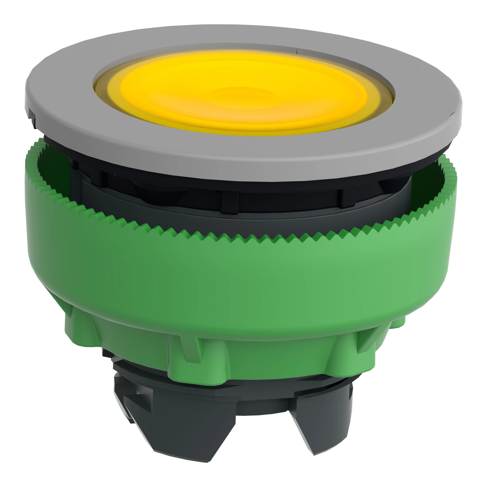 Schneider Electric ZB5FH083C0 Illuminated Push-Button, Front Element, Harmony XB5F, Plastic, 30mm, Yellow, Unmarked, for Universal LED, Latching (img_007)