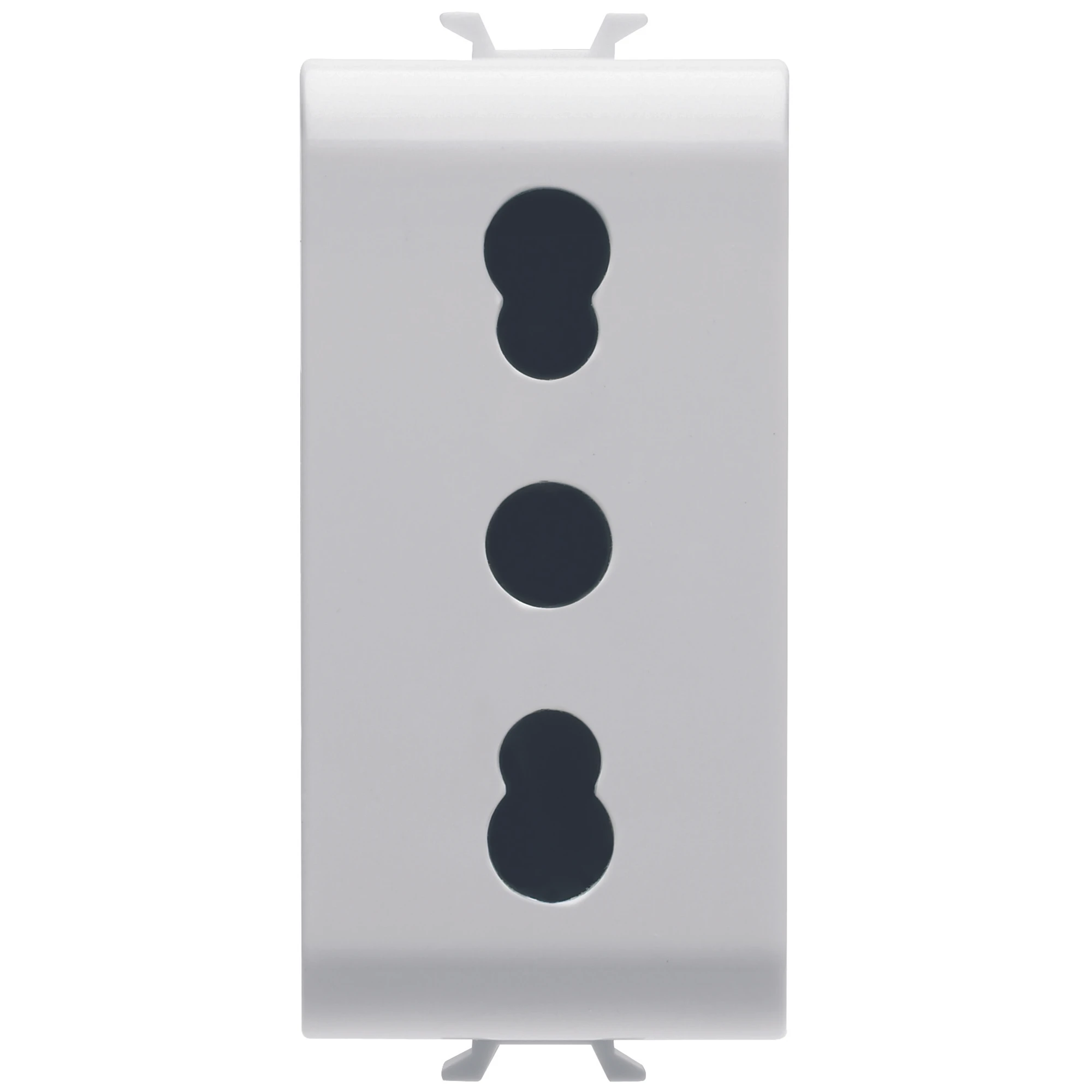 GEWISS GW10203 ITALIAN STANDARD SOCKET-OUTLET 250V ac - 2P+E 16A DUAL AMPERAGE - P11- P17 - 1 MODULE - GLOSSY WHITE - CHORUSMART (img_001) GEWISS GW10203 ITALIAN STANDARD SOCKET-OUTLET 250V ac - 2P+E 16A DUAL AMPERAGE - P11- P17 - 1 MODULE - GLOSSY WHITE - CHORUSMART (img_001)