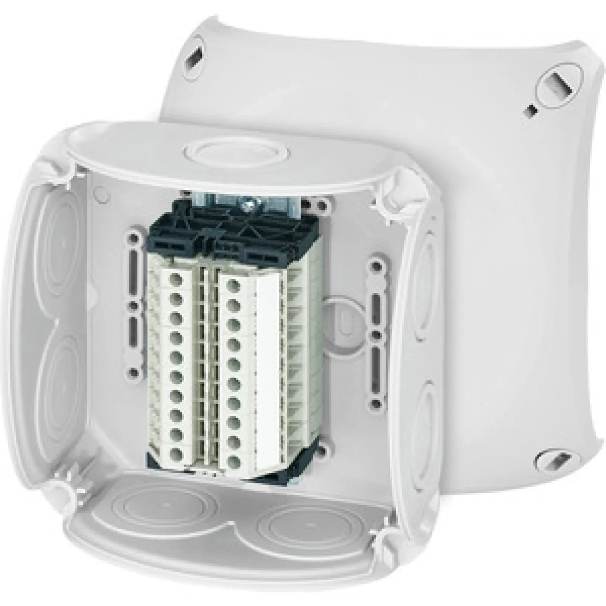 Hensel 62000175 Reihenklemmenkasten 1,5-6 qmm, 10 Klemmen WT 4, mit Außenbefestigung RK 0610 T (img_002) Hensel 62000175 Reihenklemmenkasten 1,5-6 qmm, 10 Klemmen WT 4, mit Außenbefestigung RK 0610 T (img_002)