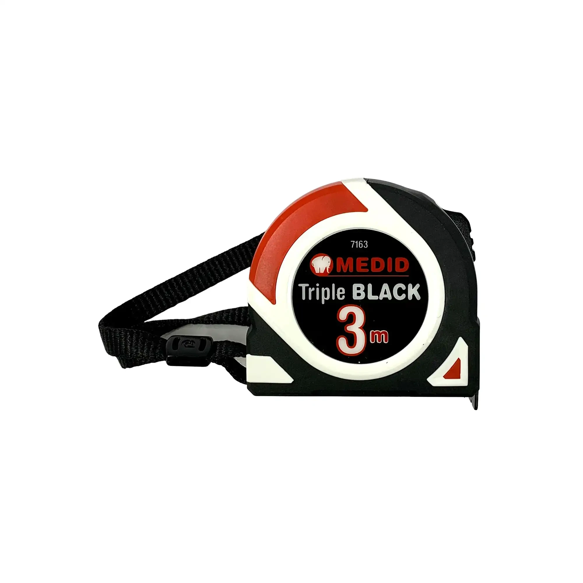 MEDID 7163 Roll tape measure TRIPLE BLACK 3m x 16 mm (img_001)