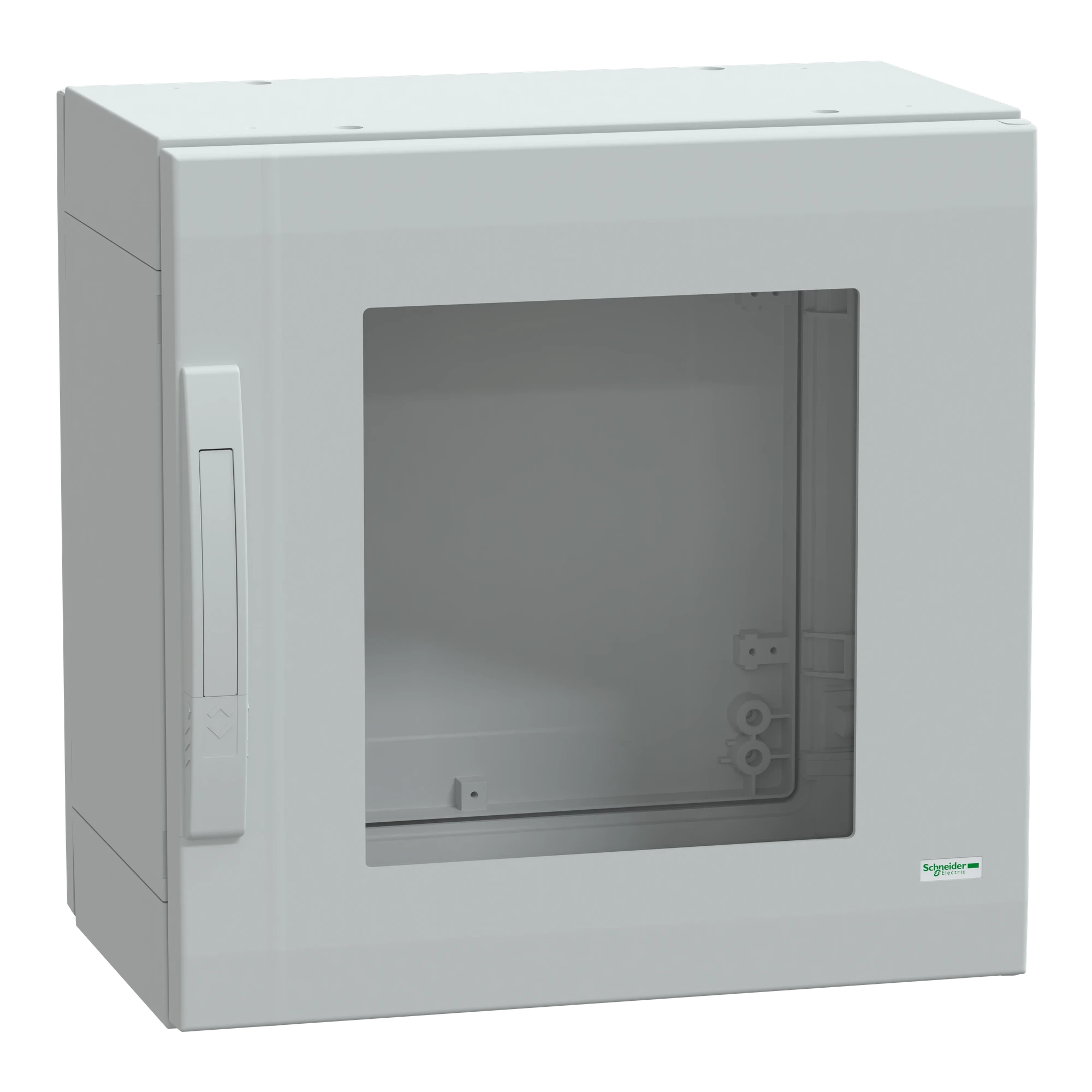 Schneider Electric NSYPLA553TG Polyester enclosure floor-standing PLA completely sealed 500x500x320mm IP65, transparent door (img_001)