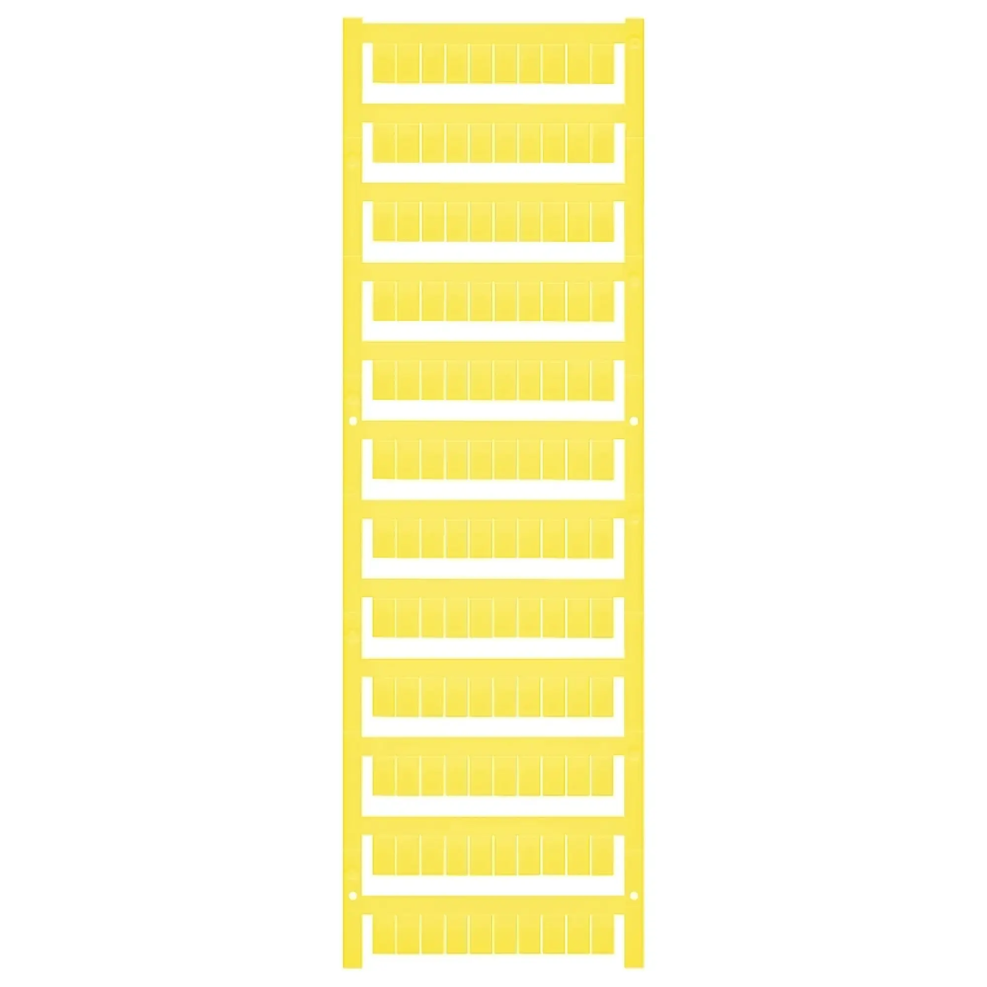 Weidmüller 1917430000 Terminal marking, yellow, Pitch in mm: 6.00, Printed characters: neutral, Width: 6 mm, Height: 10 mm (img_001) Weidmüller 1917430000 Terminal marking, yellow, Pitch in mm: 6.00, Printed characters: neutral, Width: 6 mm, Height: 10 mm (img_001)