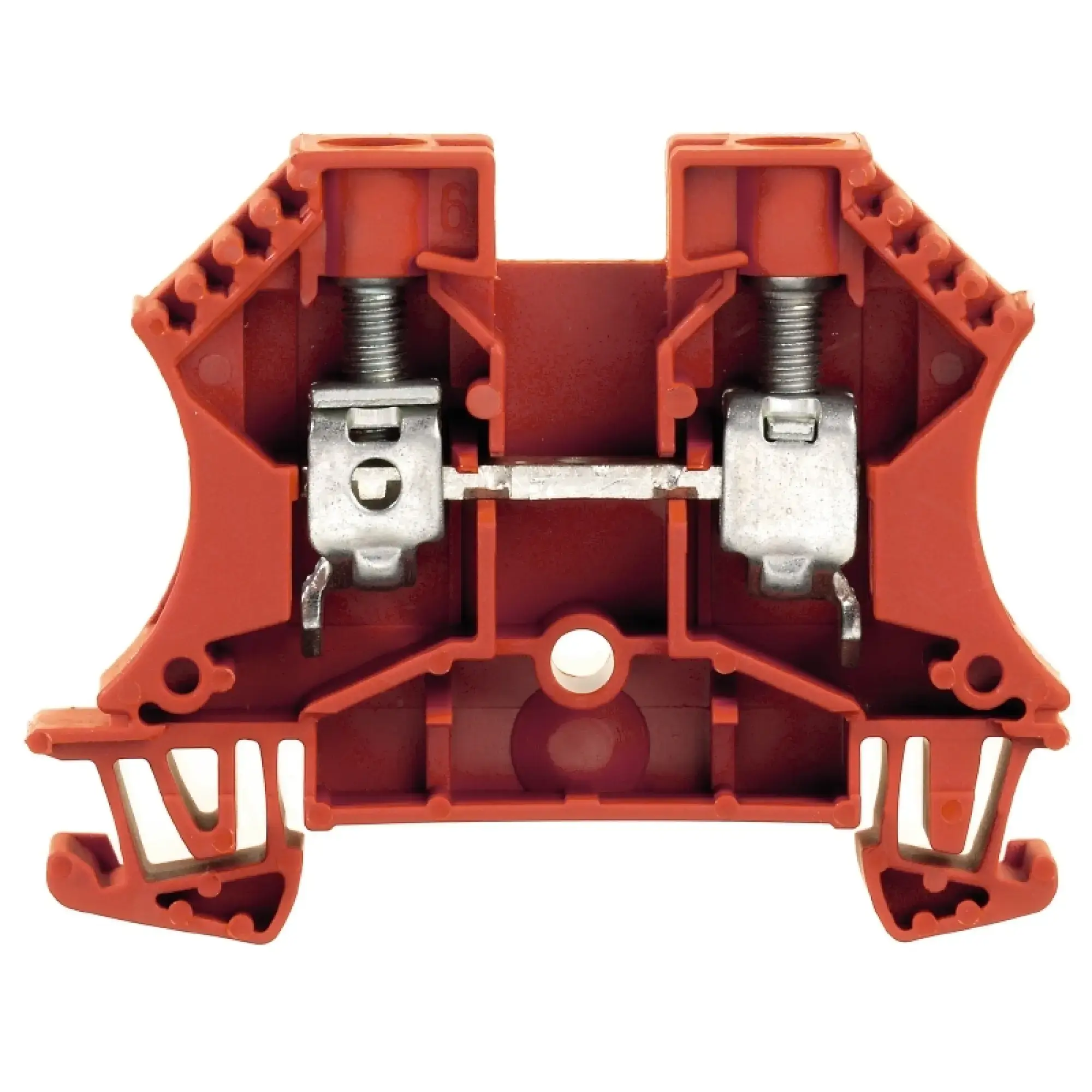Weidmüller 1020340000 Feed-through terminal block, Screw connection, red, 10 mm², 57 A, 1000 V, Number of connections: 2 (img_001)
