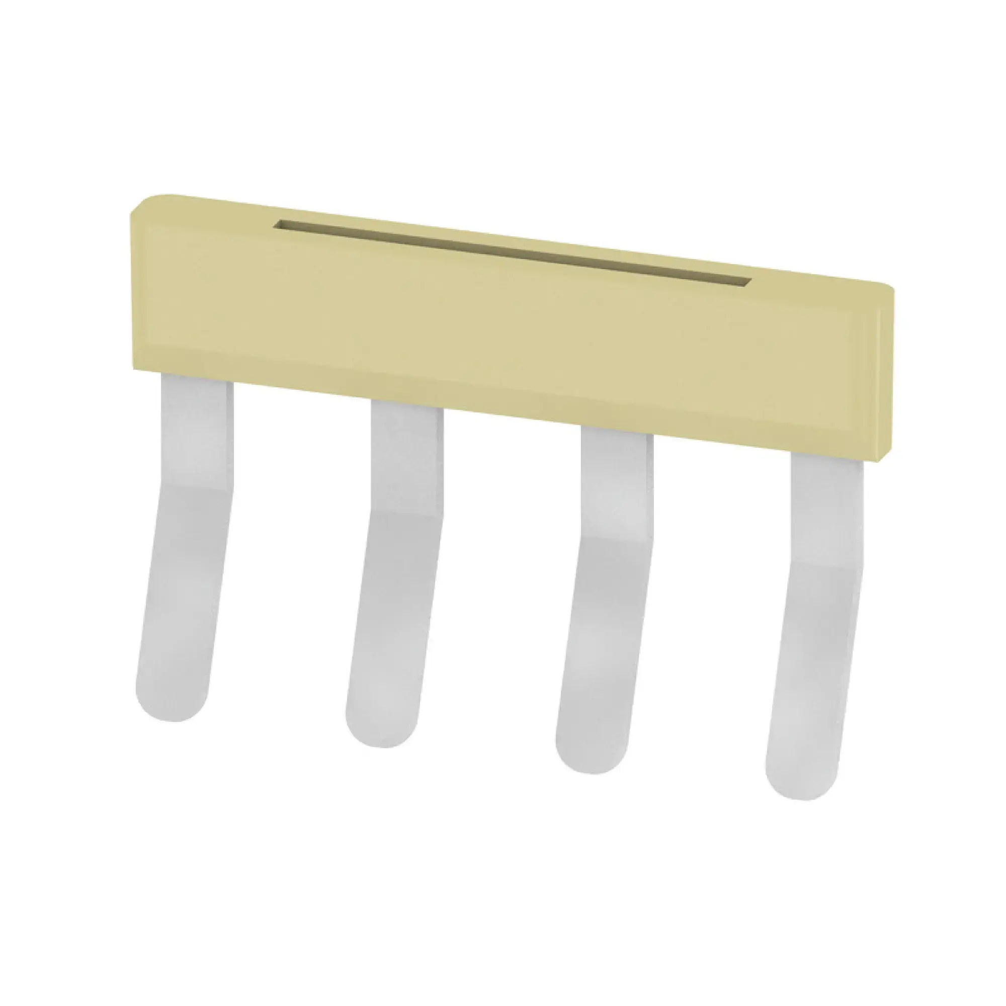 Weidmüller 3833800000 Cross-connector (terminal), Plugged, black, 24 A, Number of poles: 4, Pitch in mm: 10.00, Insulated: Yes, Width: 33.5 mm (img_001)