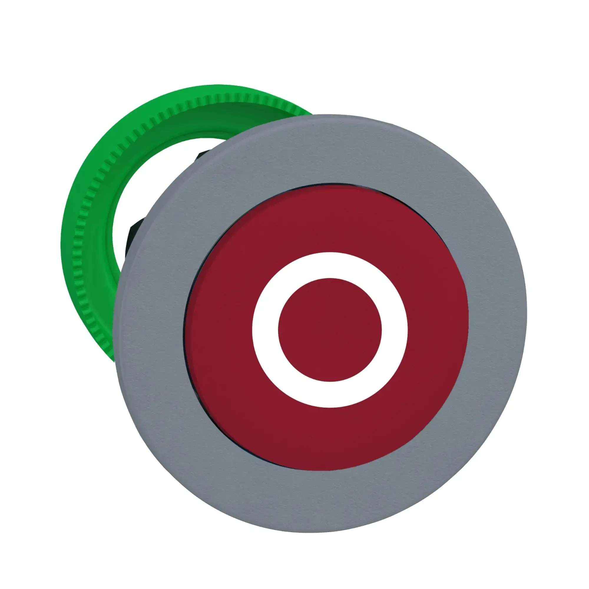 Schneider Electric ZB5FL432C0 Pushbutton, Front Element, Harmony XB5F, Plastic, 22mm, Light Grey, Red, Projecting, Marked O, Momentary (img_002) Schneider Electric ZB5FL432C0 Pushbutton, Front Element, Harmony XB5F, Plastic, 22mm, Light Grey, Red, Projecting, Marked O, Momentary (img_002)