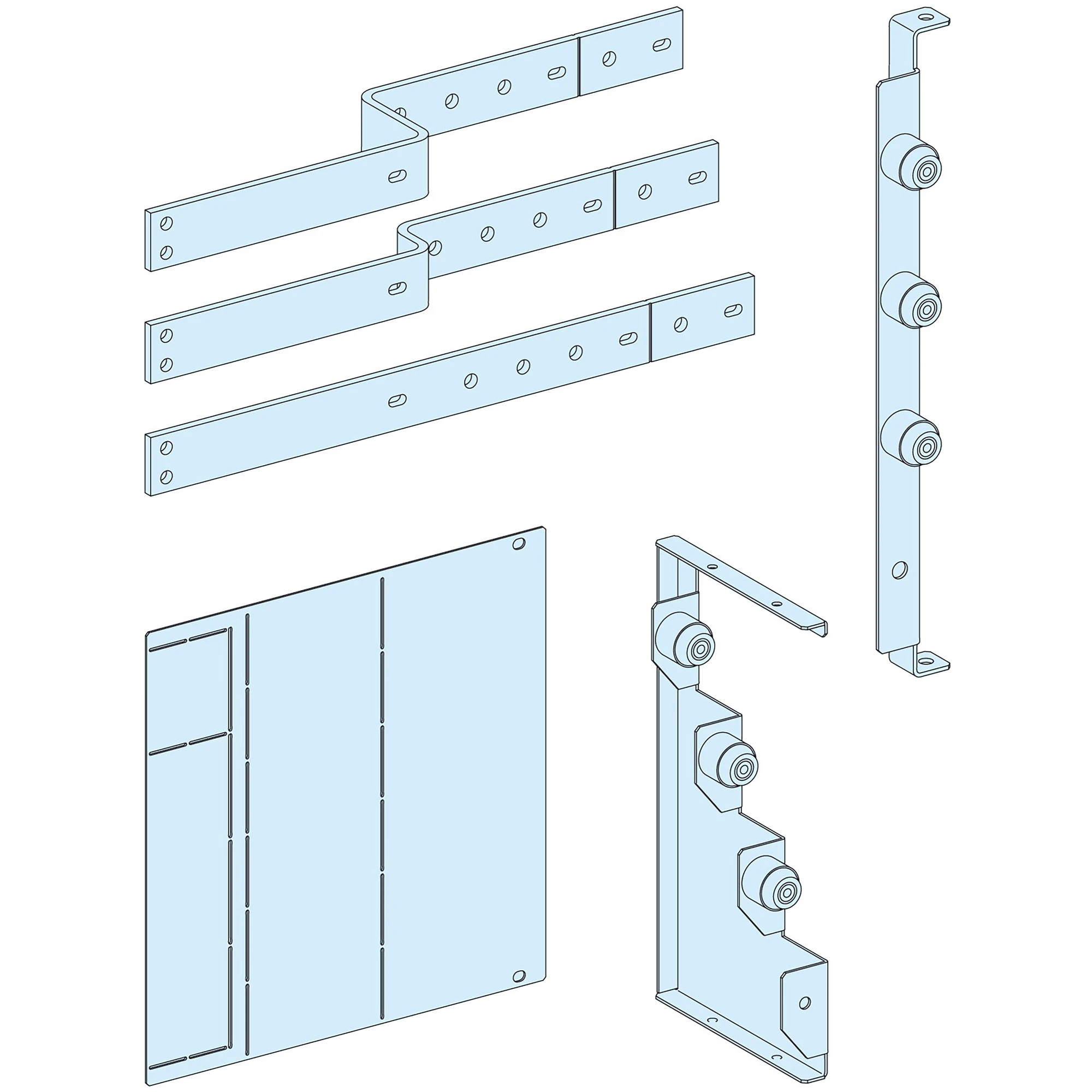 Schneider Electric LVS04483 PrismaSeT-P, Connection Extension, ComPacT NS630b-1000 3-pole, Fixed Mounting, Horizontal (img_001)
