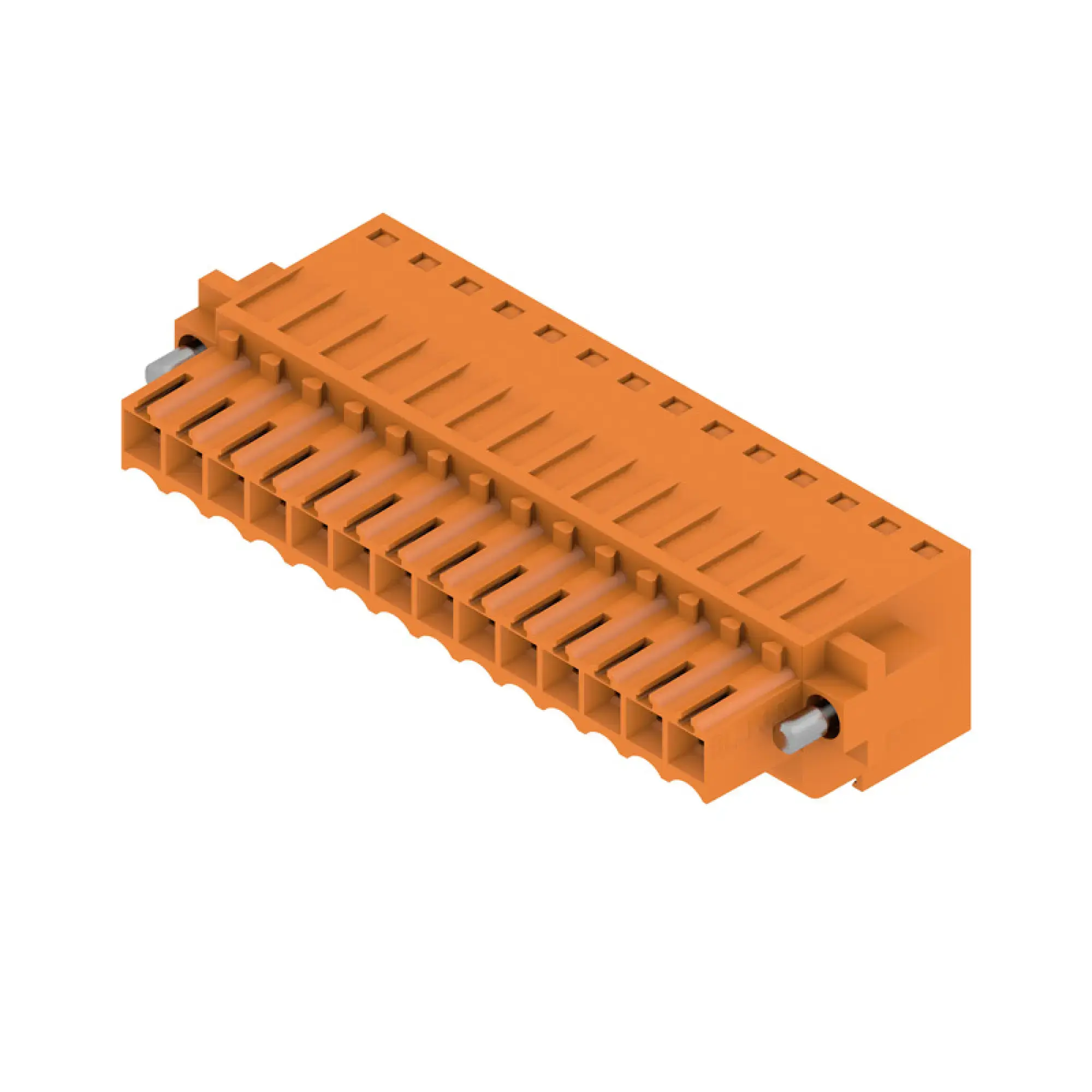 Weidmüller 1691000000 PCB connector (wire connection), 160 V, 14.5 A, Pitch in mm: 3.50, 1.5 mm², Number of poles: 14, Tension-clamp connection, Box BLZF 3.50/14/180F SN OR BX (img_001) Weidmüller 1691000000 PCB connector (wire connection), 160 V, 14.5 A, Pitch in mm: 3.50, 1.5 mm², Number of poles: 14, Tension-clamp connection, Box BLZF 3.50/14/180F SN OR BX (img_001)