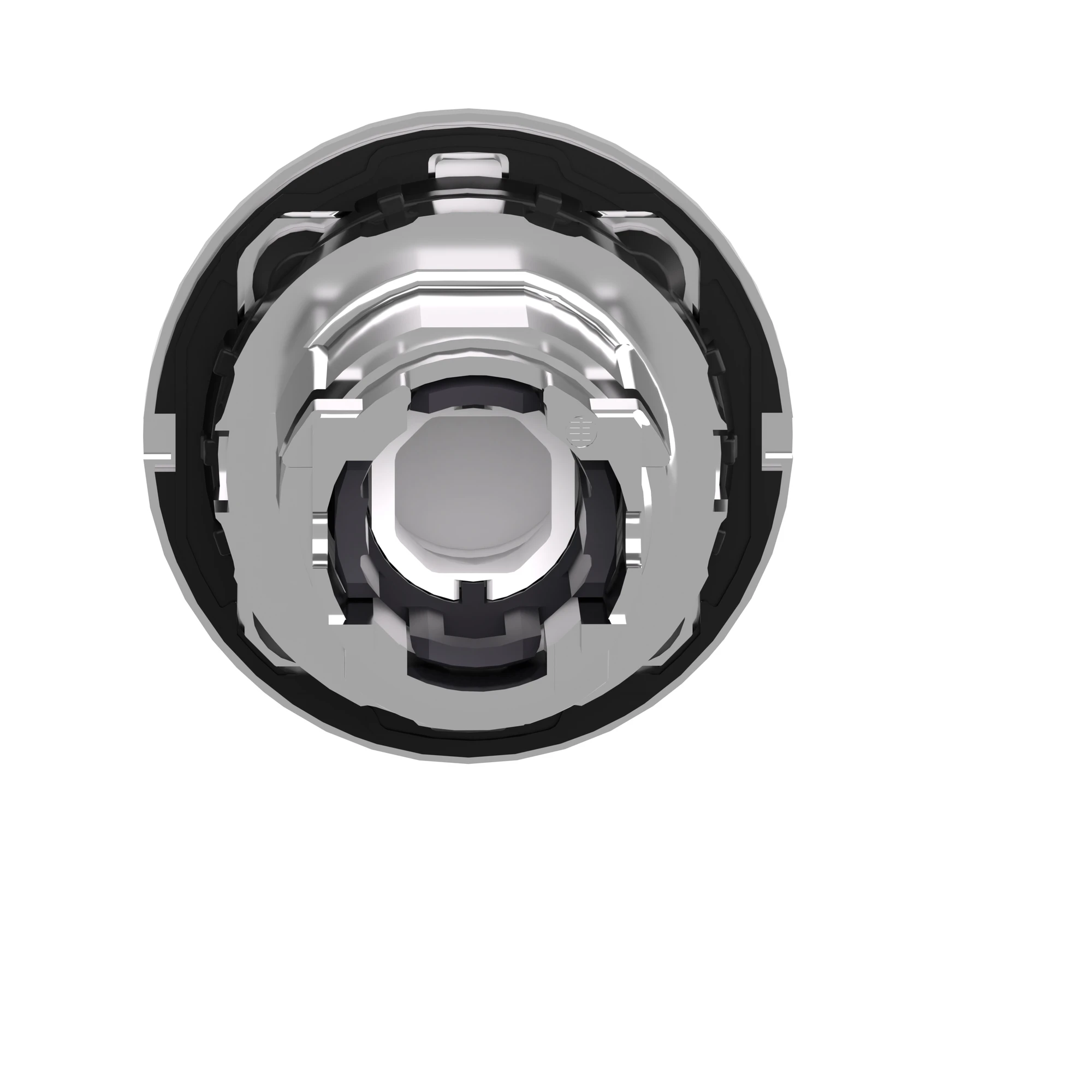 Schneider Electric ZB4FA18 Illuminated pushbutton, front element, Harmony XB4F, metal, 30mm, white, for universal LED, for insert label (img_003) Schneider Electric ZB4FA18 Illuminated pushbutton, front element, Harmony XB4F, metal, 30mm, white, for universal LED, for insert label (img_003)