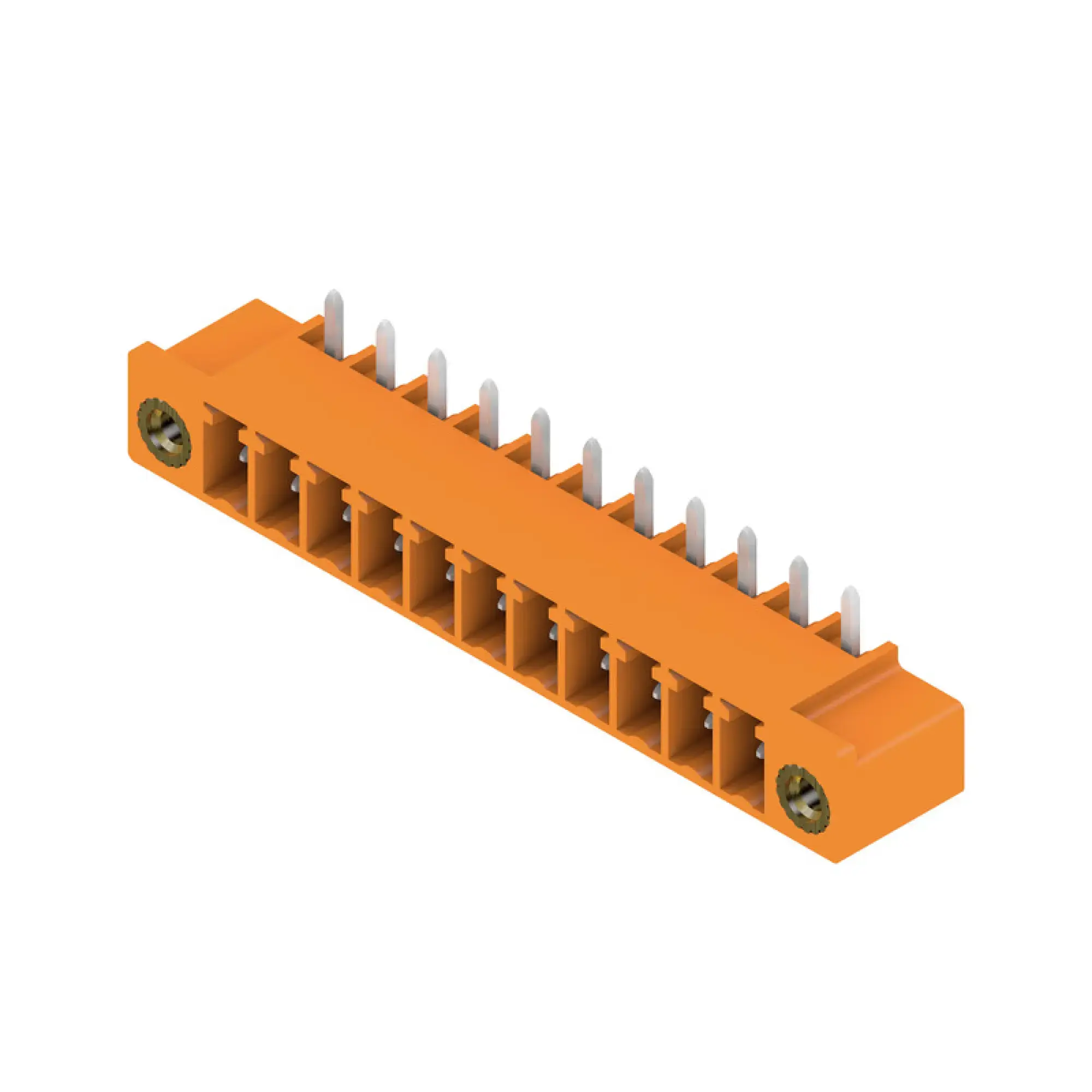 Weidmüller 1038150000 PCB connector (board connection), 160 V, 17.5 A, Pitch in mm: 3.81, Number of poles: 11, THT solder connection, Box (img_001)