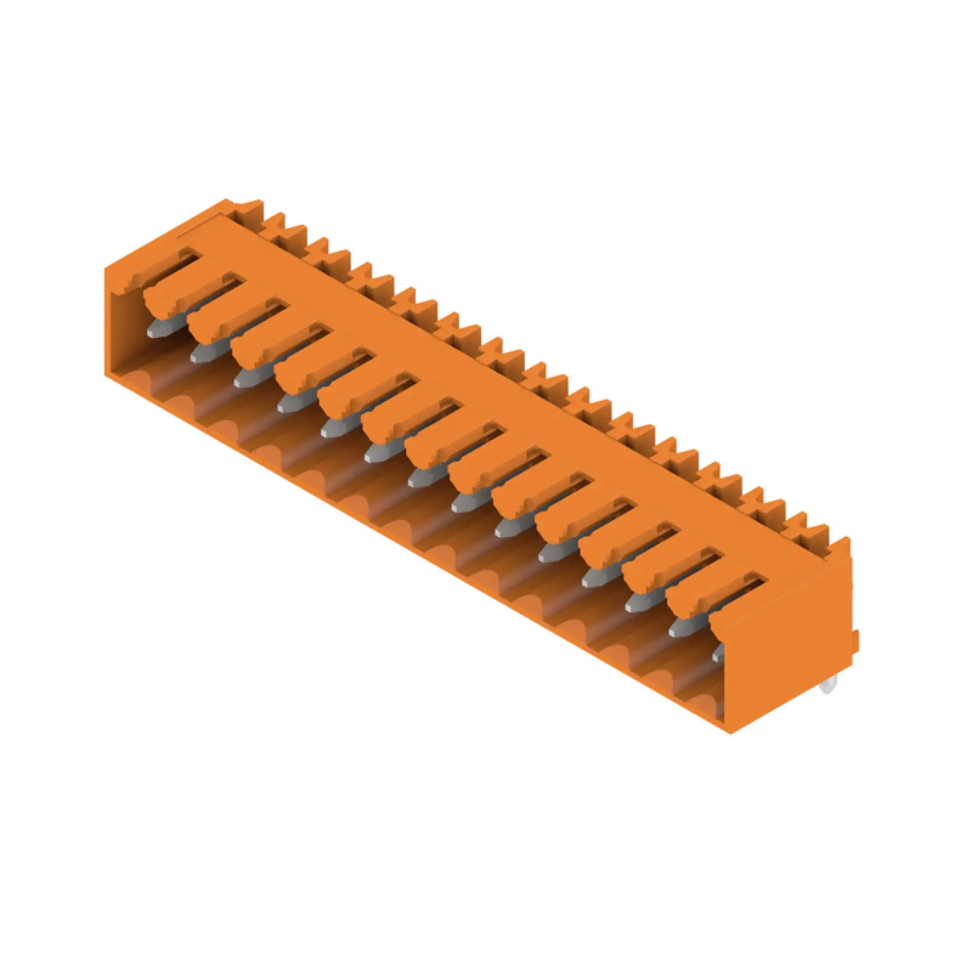 Weidmüller 1605190000 PCB connector (board connection), 160 V, 17 A, Pitch in mm: 3.50, Number of poles: 14, THT solder connection, Box (img_001)