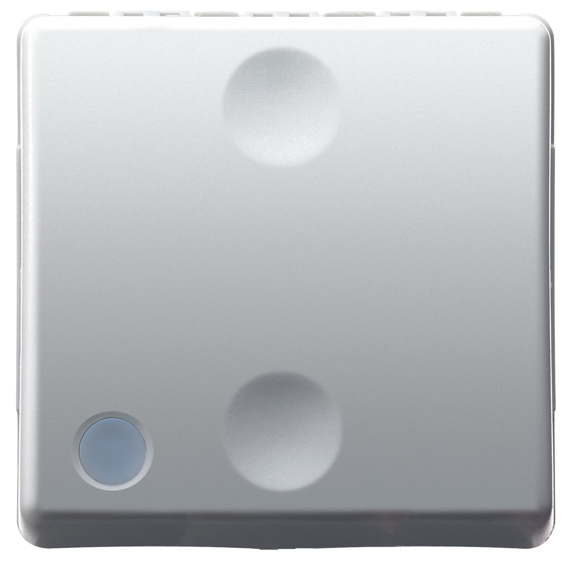 GEWISS GW20527 PUSH-BUTTON 1P 250V ac - NO 10A ILLUMINABLE - 2 MODULES - SYSTEM WHITE (img_001)