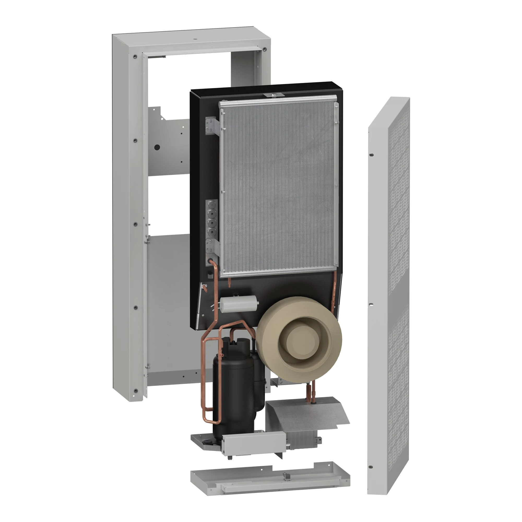 Schneider Electric NSYCUHD2K3P4DG Outdoor Wall-Mounted Cooling Unit, Climasys CU, 2kW, 3 Pole, 380/460V, 50/60Hz, IP55 (img_003)