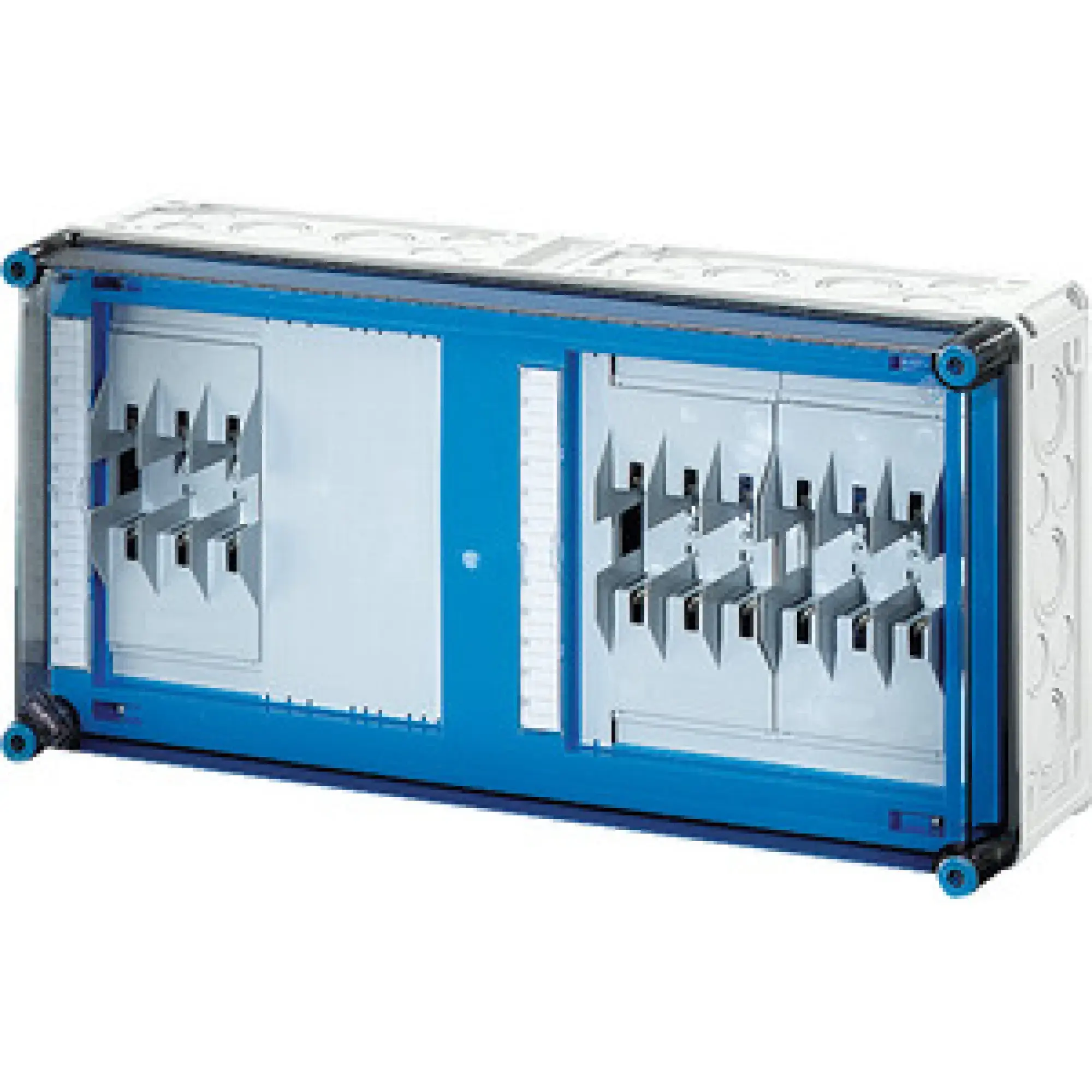 Hensel 2000733 Mi-NH-Sicherungsgehäuse 3xNH 00, 3polig, Sammelschiene 630 A, 5polig Mi 6434 (img_002) Hensel 2000733 Mi-NH-Sicherungsgehäuse 3xNH 00, 3polig, Sammelschiene 630 A, 5polig Mi 6434 (img_002)