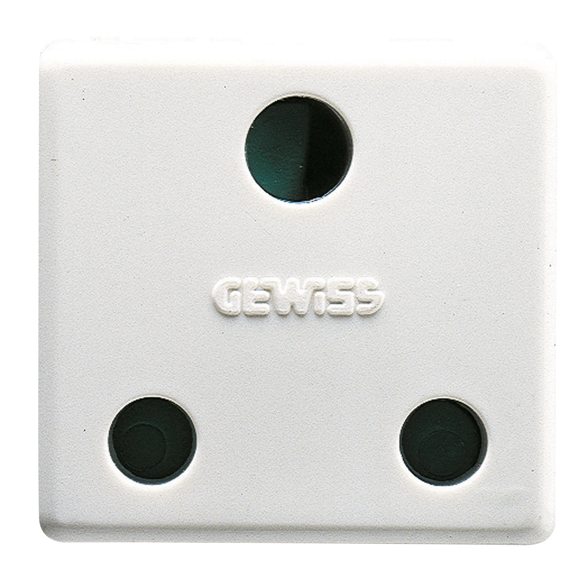 GEWISS GW20209 System Steckdose 2M 2P+PE 16A Britischer Standard Weiss (img_001)