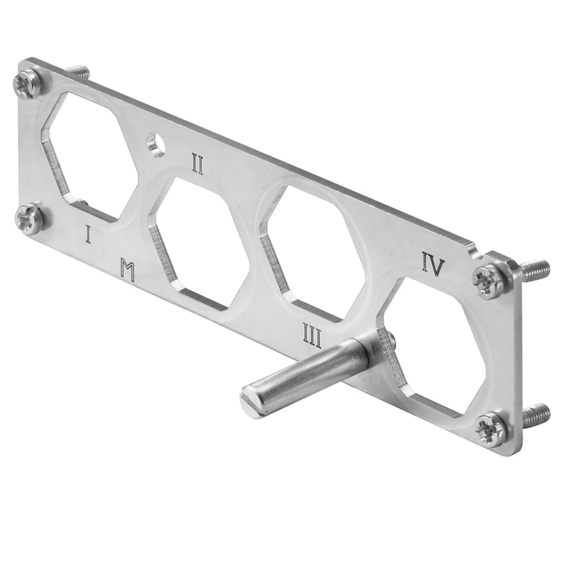 Weidmüller 1160430000 Mounting frame for industrial connector, Series: HighPower, Size: 8, Number of poles: 4, Stainless steel, rust-proof (img_001)