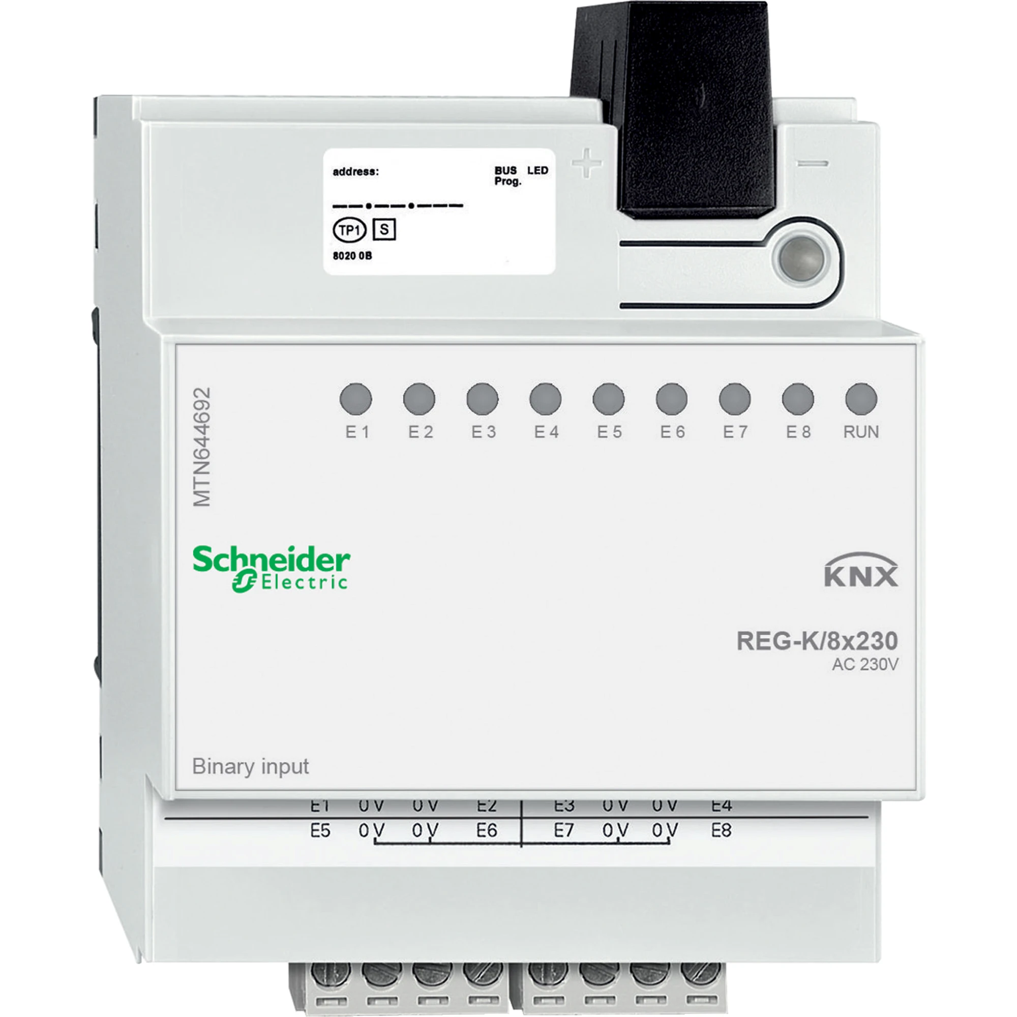 Schneider Electric MTN644692 Binary Input REG-K/8x230, light grey (img_001) Schneider Electric MTN644692 Binary Input REG-K/8x230, light grey (img_001)