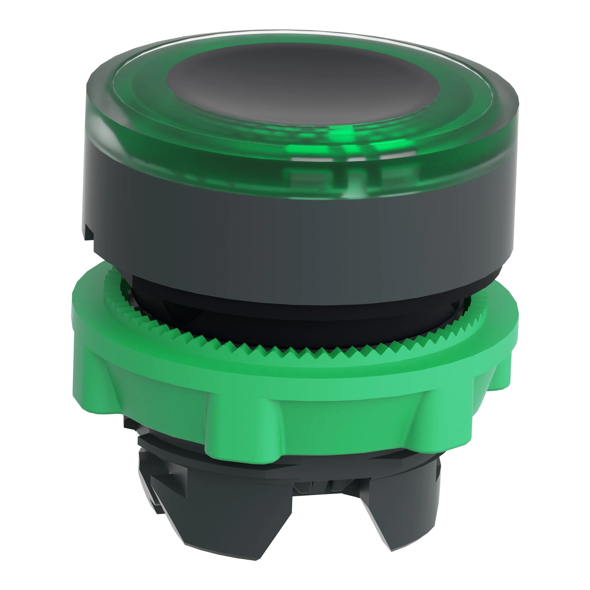 Schneider Electric ZB5AW933 Illuminated Push-Button, Front Element, Harmony XB5, Plastic, 22mm, Green, for Universal LED, Illuminated Ring (img_005)