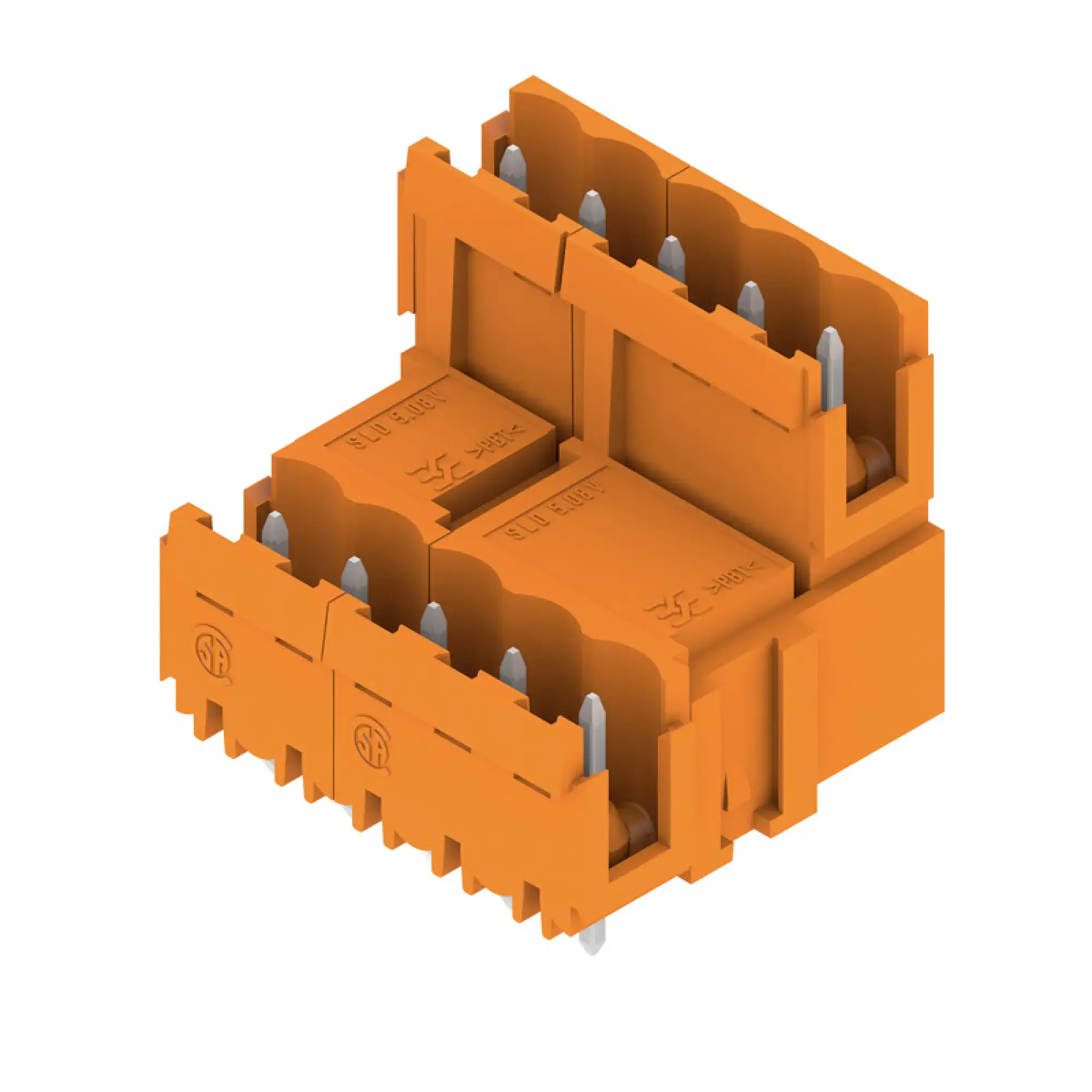 Weidmüller 1726770000 PCB connector (board connection), 250 V, 14 A, Pitch in mm: 5.08, Number of poles: 10, THT solder connection, Box (img_001)
