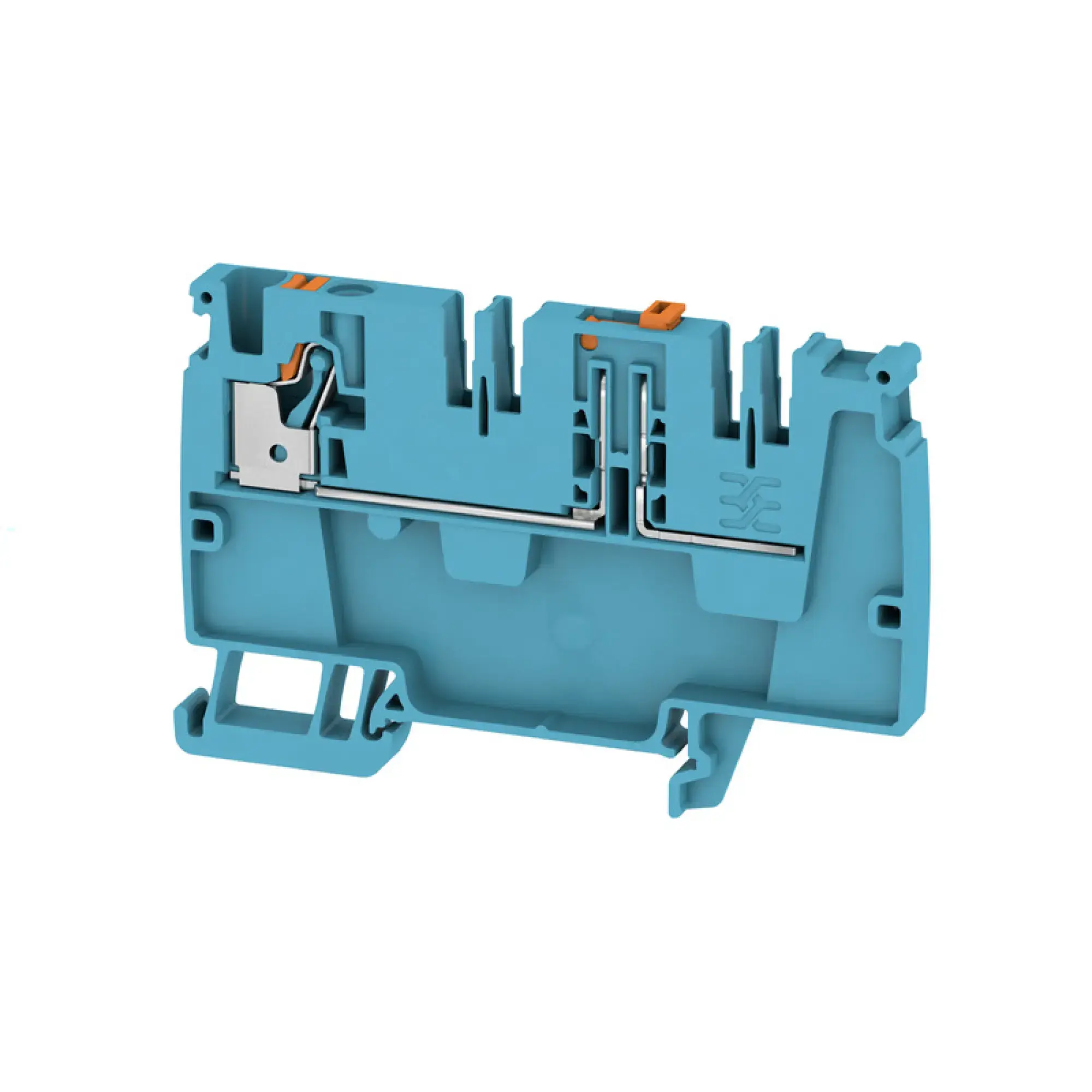 Weidmüller 2582520000 Feed-through terminal block, PUSH IN, blue, 4 mm², 20 A, 250 V, Number of connections: 1 (img_001)