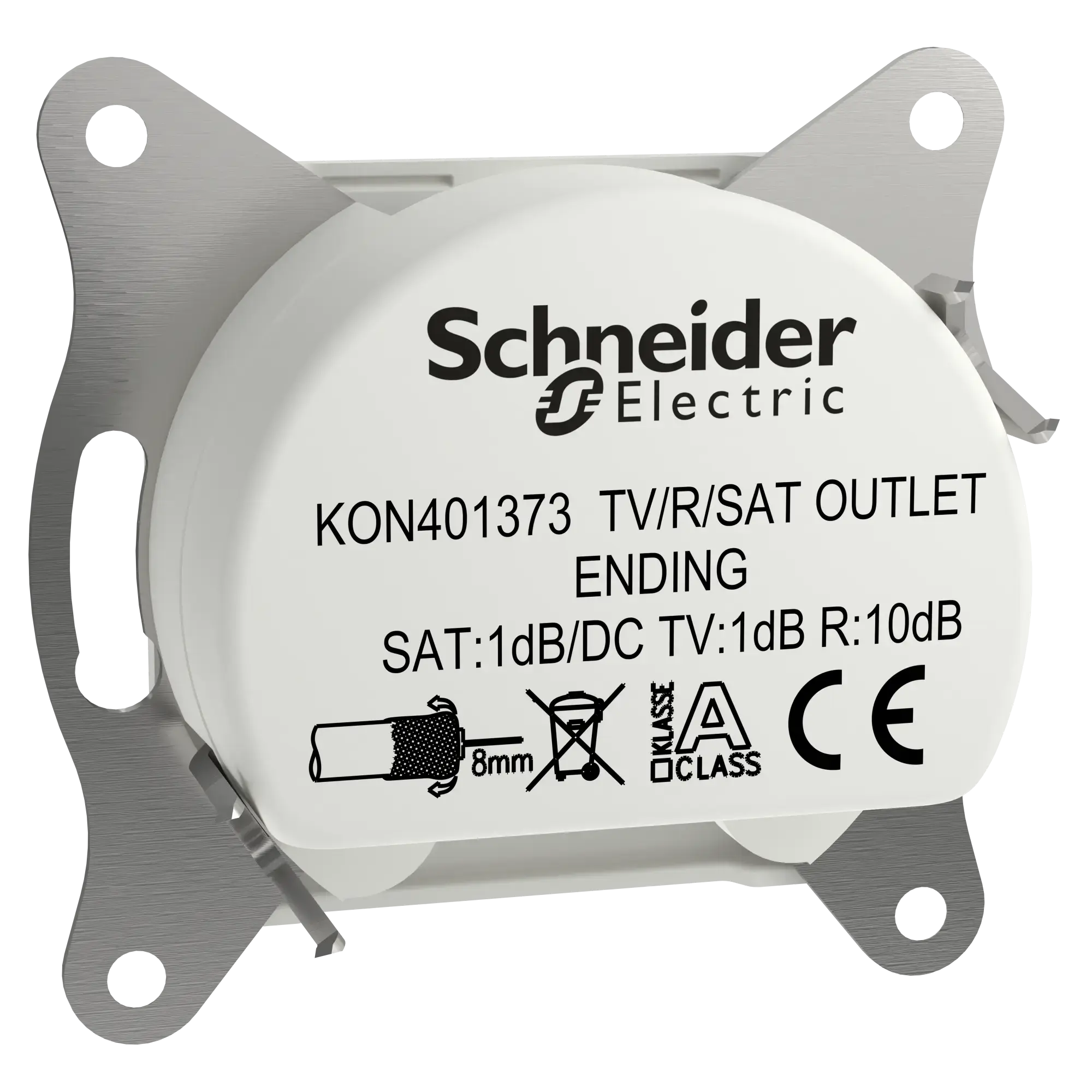 Schneider Electric EPH3570121D TV-R-SAT Terminal Socket 1dB flush-mounted, white, Asfora (img_005) Schneider Electric EPH3570121D TV-R-SAT Terminal Socket 1dB flush-mounted, white, Asfora (img_005)