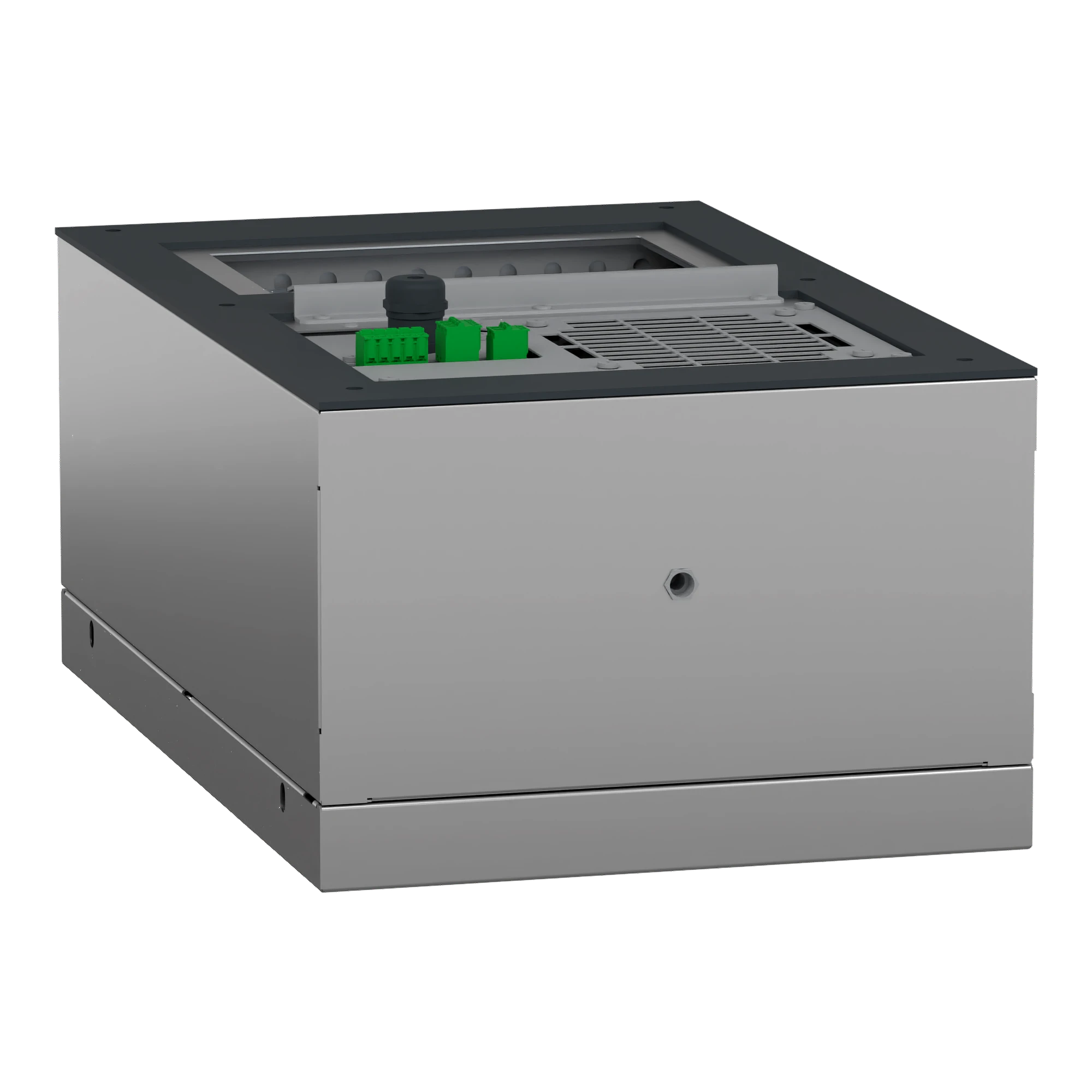 Schneider Electric NSYCUX600DG Wall-mounted cooling unit, networked, Climasys CU, stainless steel, 600W, 230V, 50/60Hz, IP55 (img_007) Schneider Electric NSYCUX600DG Wall-mounted cooling unit, networked, Climasys CU, stainless steel, 600W, 230V, 50/60Hz, IP55 (img_007)
