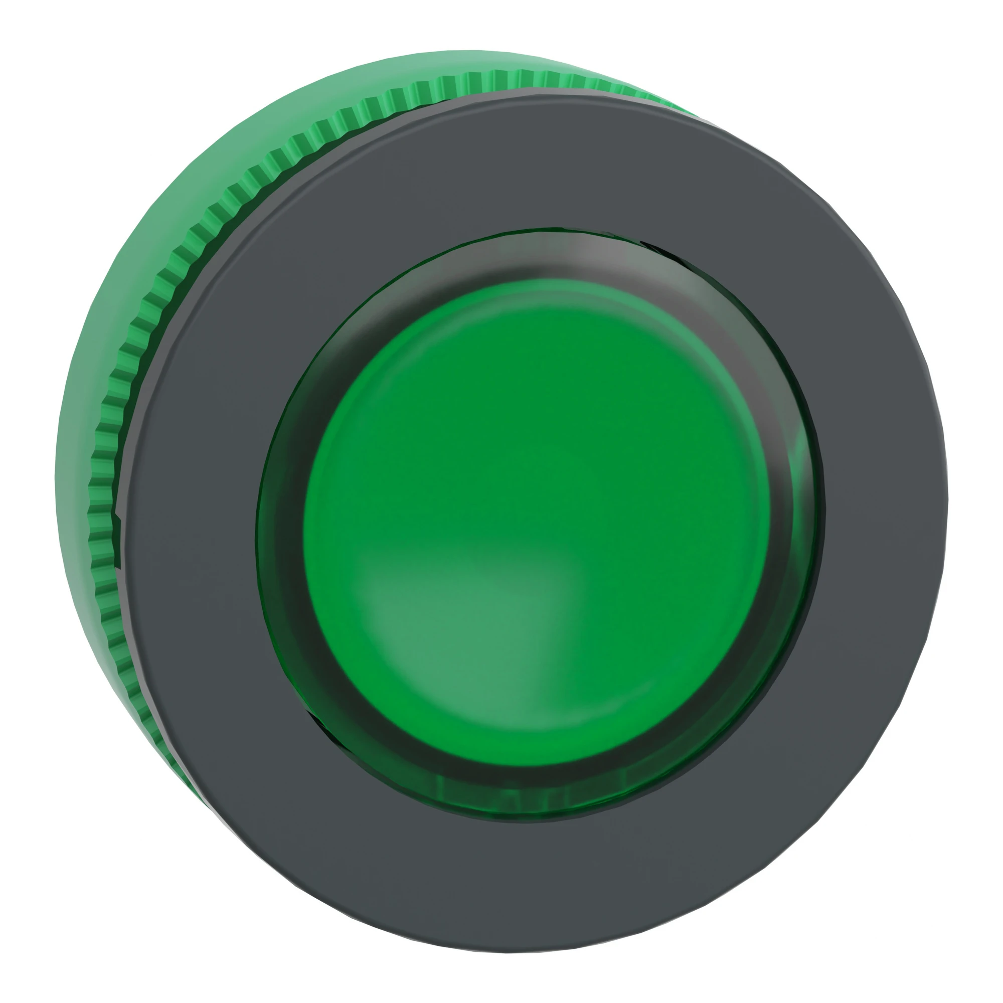 Schneider Electric ZB5FH033 Illuminated pushbutton, front element, Harmony XB5F, plastic, 30mm, green, unlabelled, for universal LED, latching (img_001) Schneider Electric ZB5FH033 Illuminated pushbutton, front element, Harmony XB5F, plastic, 30mm, green, unlabelled, for universal LED, latching (img_001)