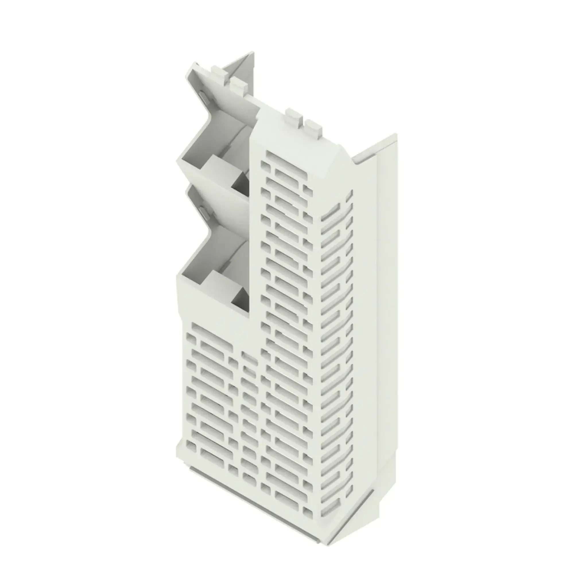 Weidmüller 2585480000 Side element (Modular housing), Width: 45 , IP20 in installed state, Plastic, Light Grey (img_001)