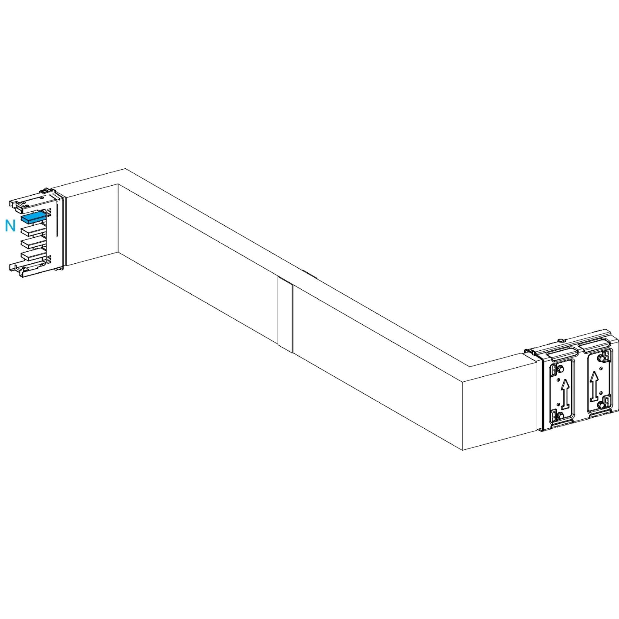 Schneider Electric KSA400DZCH41F KSA Z-Element, 400A, vertical, right-left, selectable length, fire barrier (img_002)