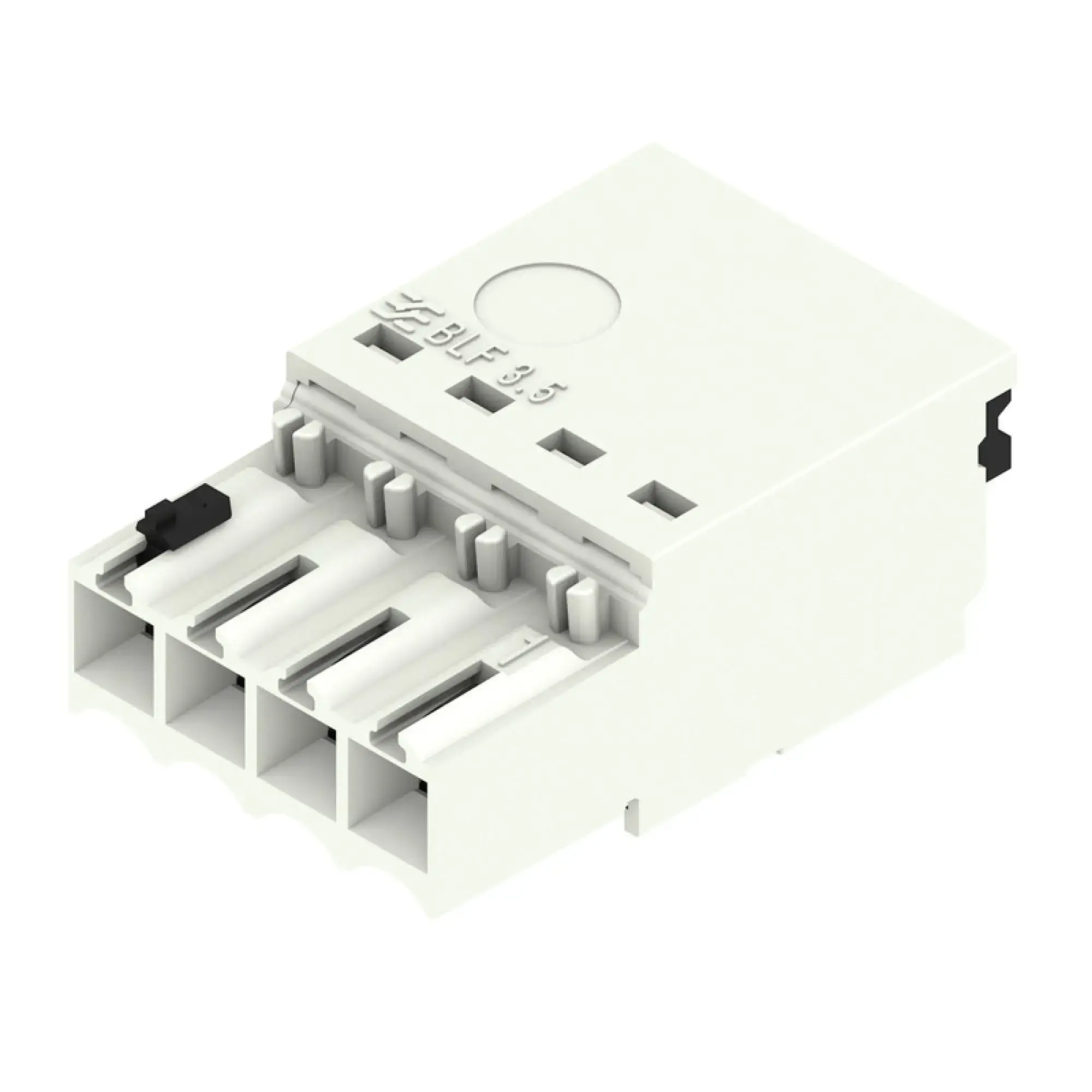 Weidmüller 2814380000 PCB connector (wire connection), 160 V, 17.5 A, Pitch in mm: 3.50, 1.5 mm², Number of poles: 4, PUSH IN with actuator, Box (img_001) Weidmüller 2814380000 PCB connector (wire connection), 160 V, 17.5 A, Pitch in mm: 3.50, 1.5 mm², Number of poles: 4, PUSH IN with actuator, Box (img_001)