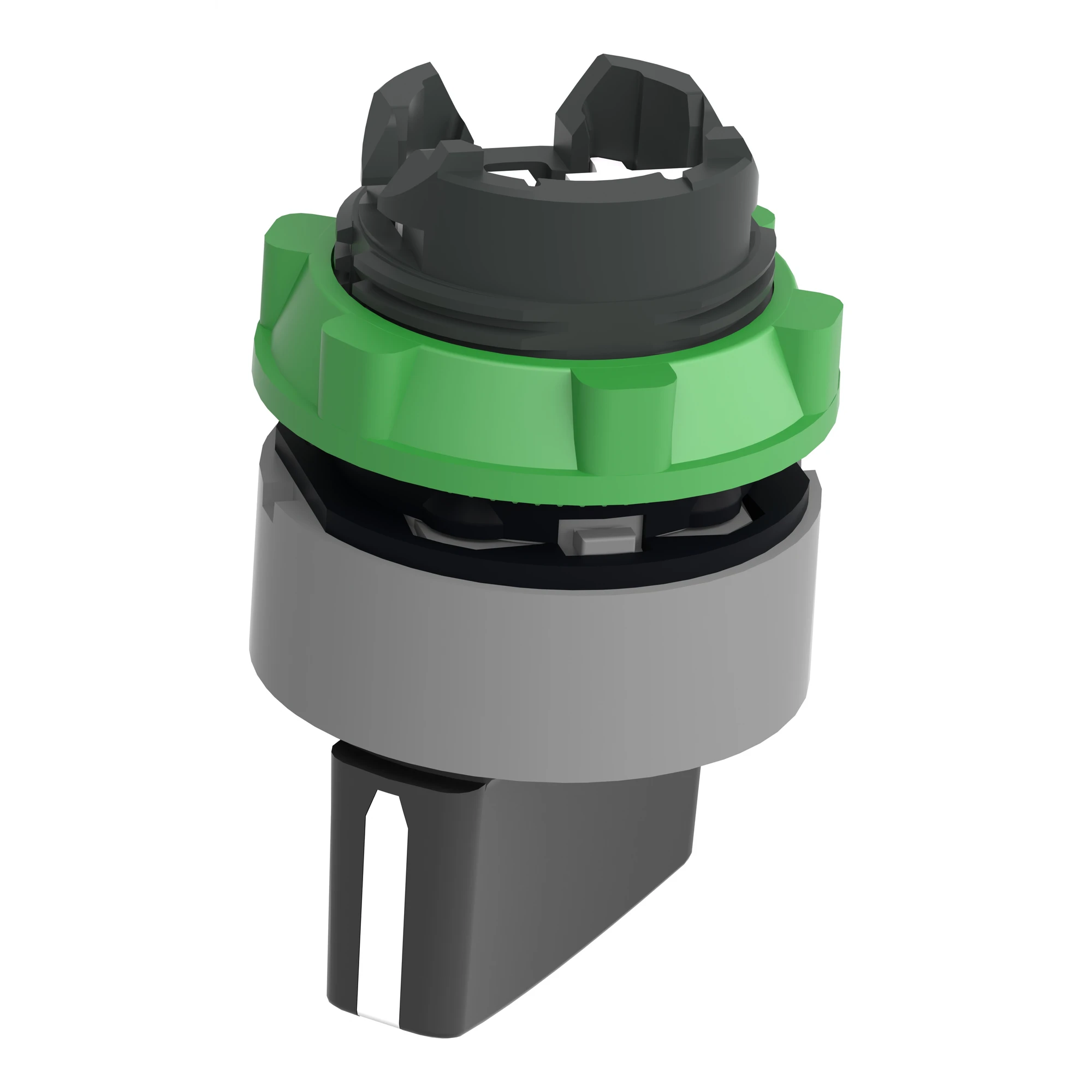 Schneider Electric ZB5AD4C0 Selector switch, front element, Harmony XB5, plastic, 22mm, light gray, black, 2 positions, momentary (img_007) Schneider Electric ZB5AD4C0 Selector switch, front element, Harmony XB5, plastic, 22mm, light gray, black, 2 positions, momentary (img_007)