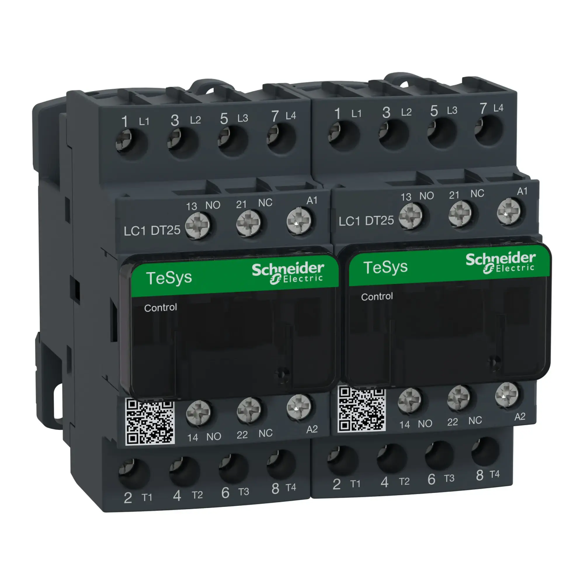 Schneider Electric LC2DT25G7 Reversing contactor combination, 4p, 25A/AC1, coil 120V 50/60Hz (img_002)