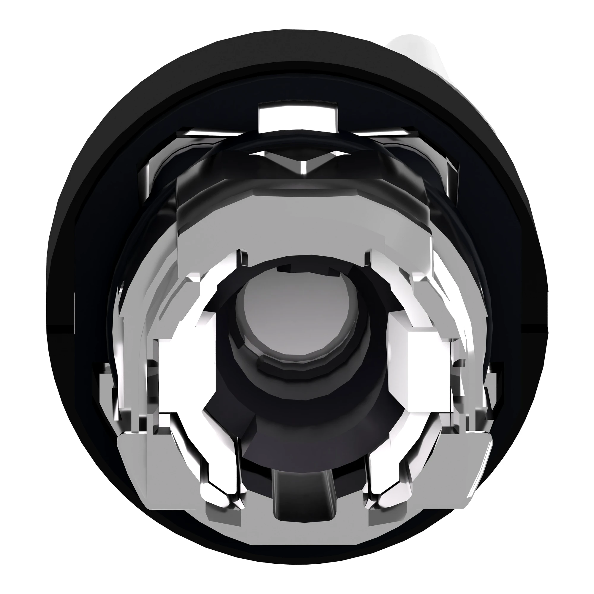 Schneider Electric ZB4BK12137 Illuminated Selector Switch, Front Element, Harmony XB4, Metal Black, 22mm, White, for Universal LED, 2 Positions, Latching (img_003) Schneider Electric ZB4BK12137 Illuminated Selector Switch, Front Element, Harmony XB4, Metal Black, 22mm, White, for Universal LED, 2 Positions, Latching (img_003)